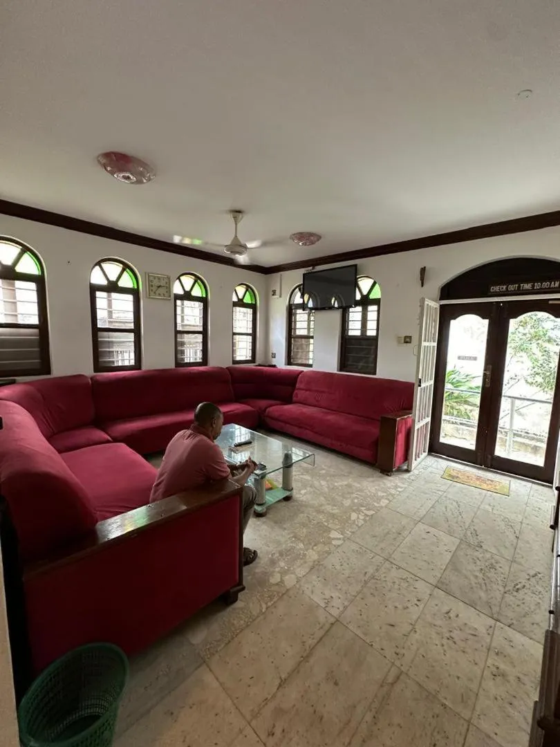 Living room in New Funguni Lodge