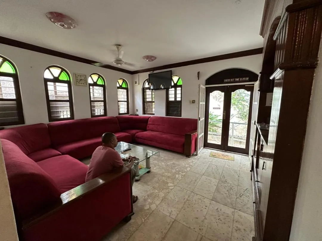 Seating area in New Funguni Lodge