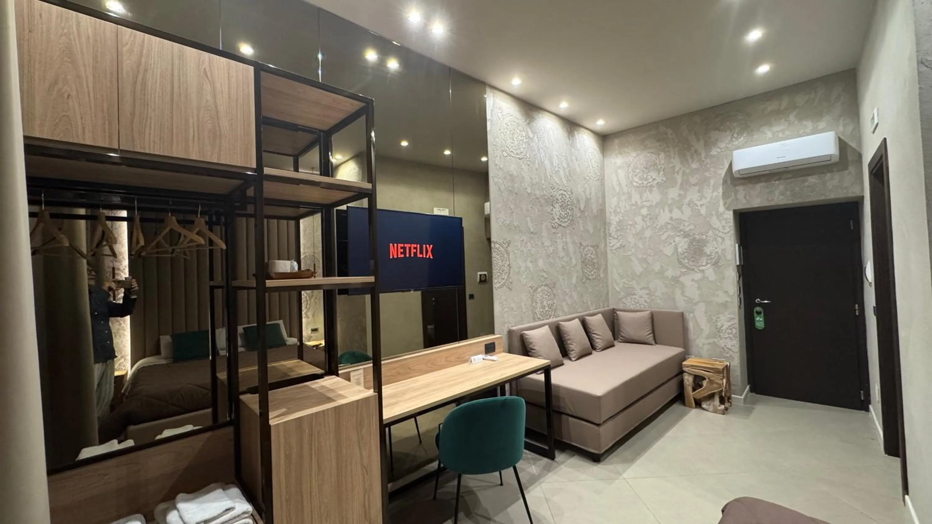 Bed in Tropicana Room