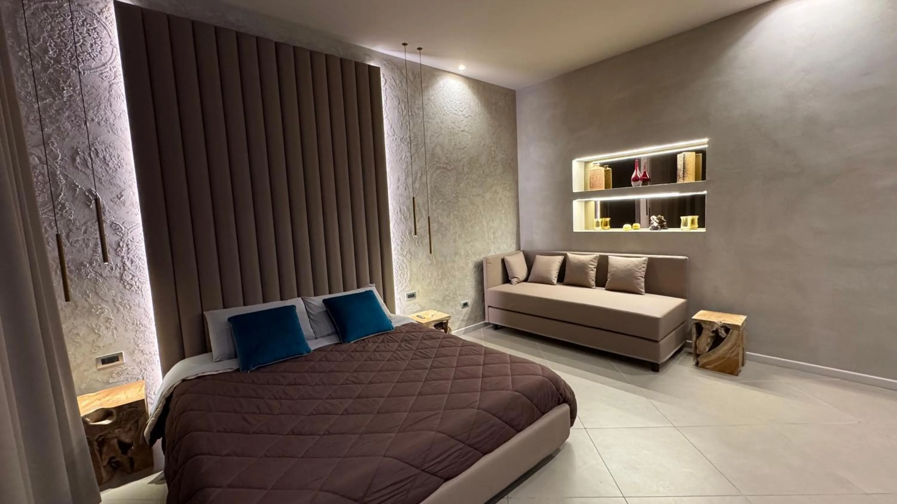 Bed in Tropicana Room