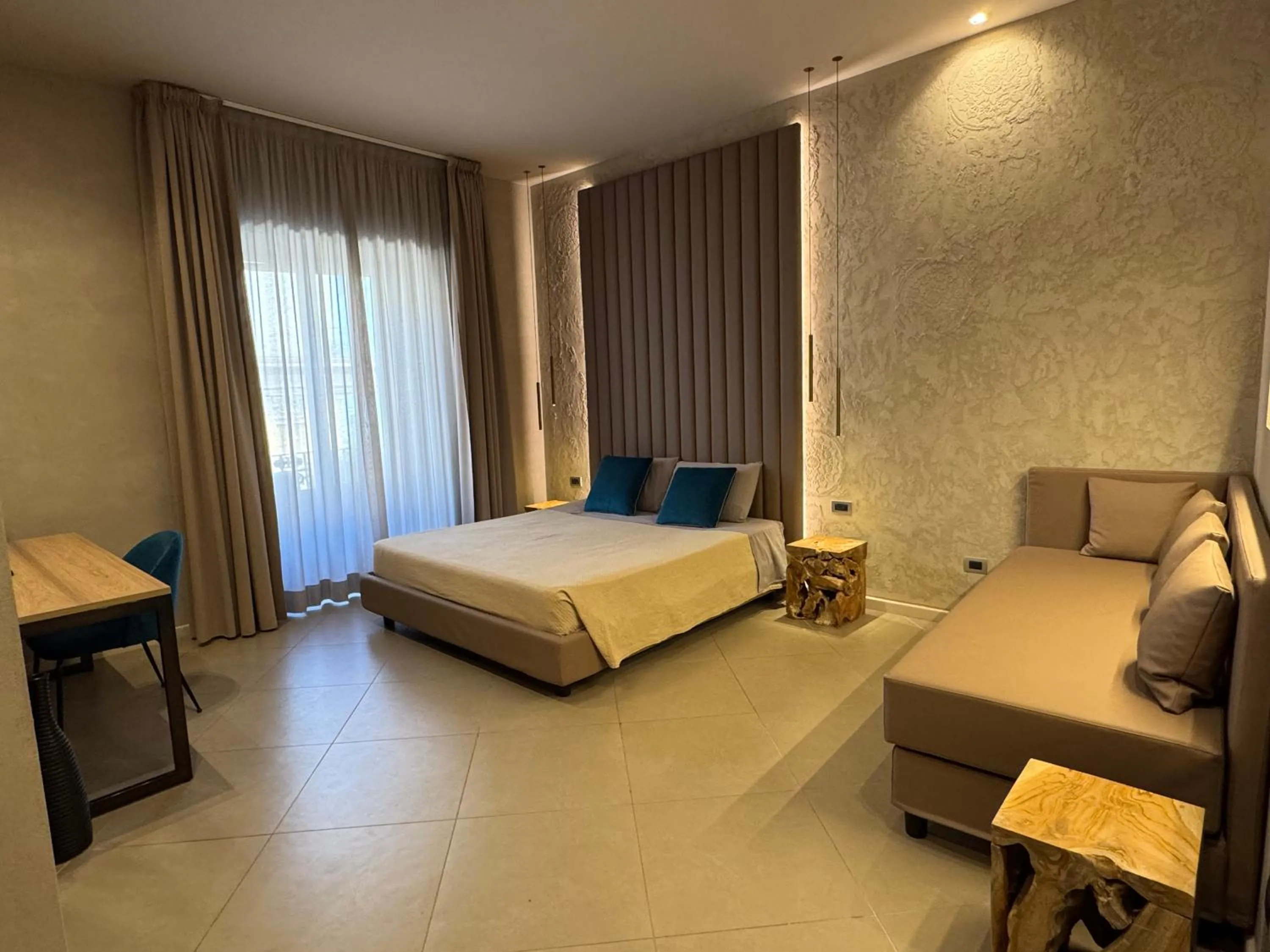 Bed in Tropicana Room