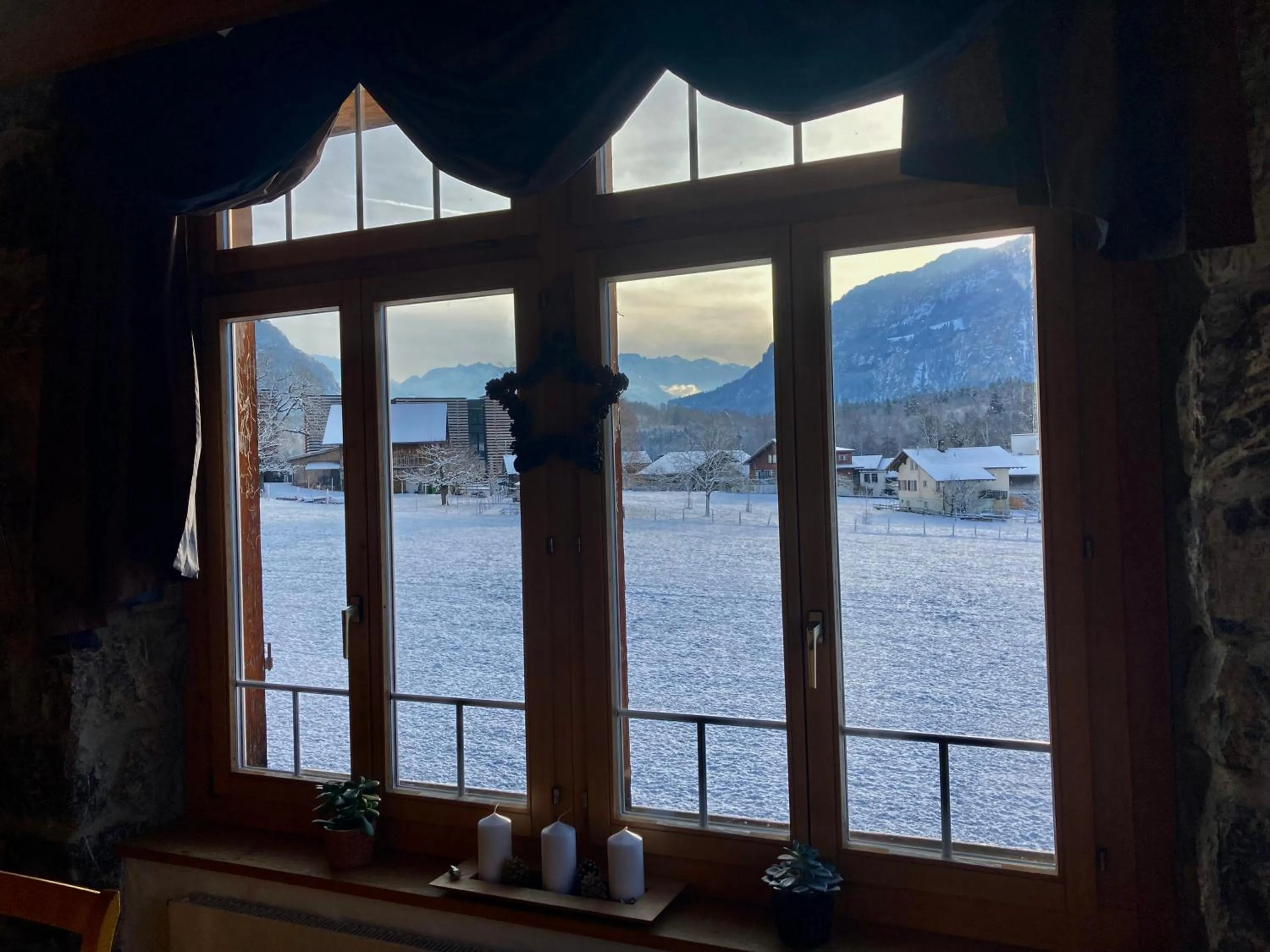 Winter in Hotel Alpenrose beim Ballenberg