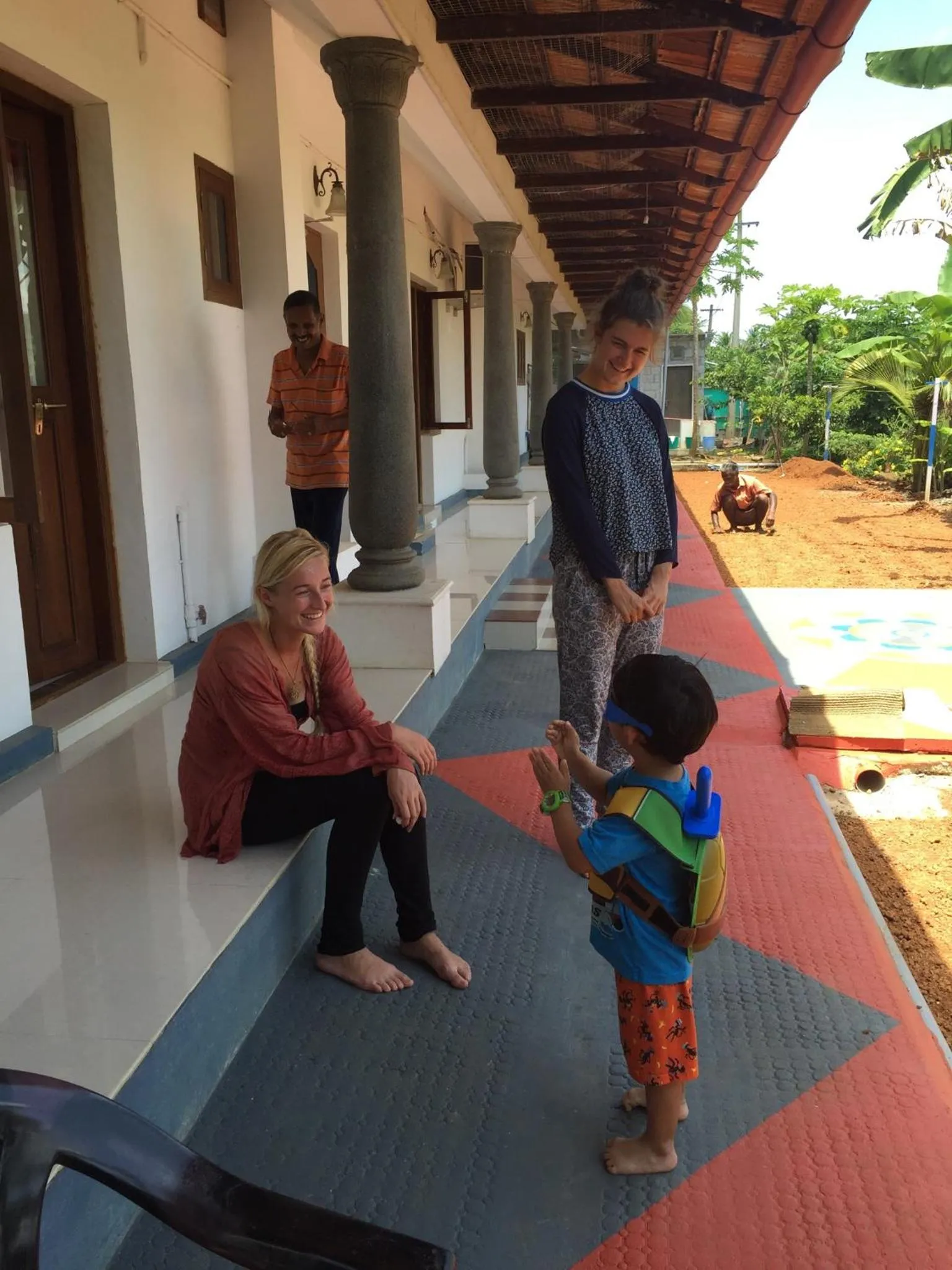 Property building in Ayana's Homestay