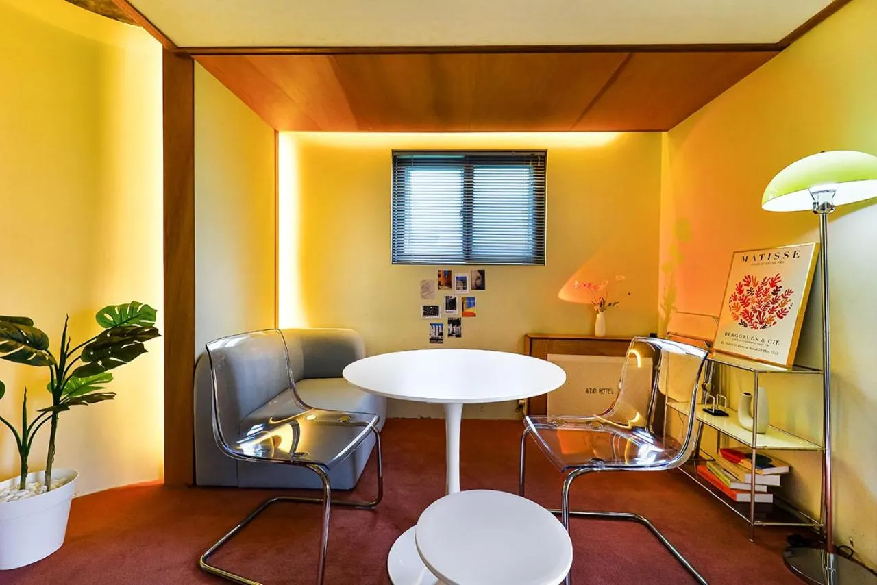 Seating area in ADO hotel