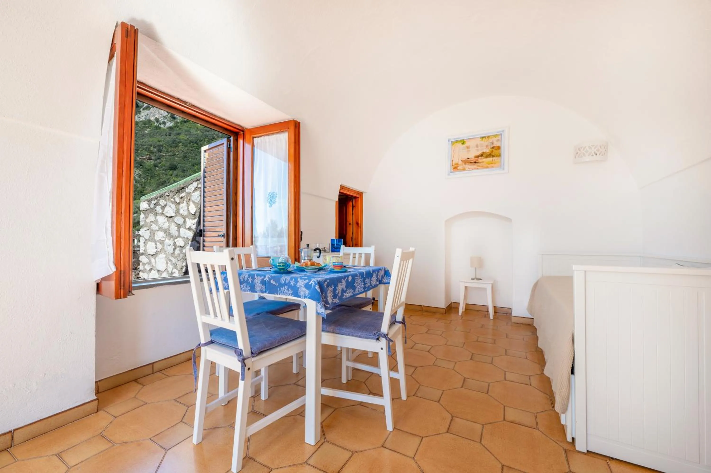 Seating area in Marina del Cantone Chalet