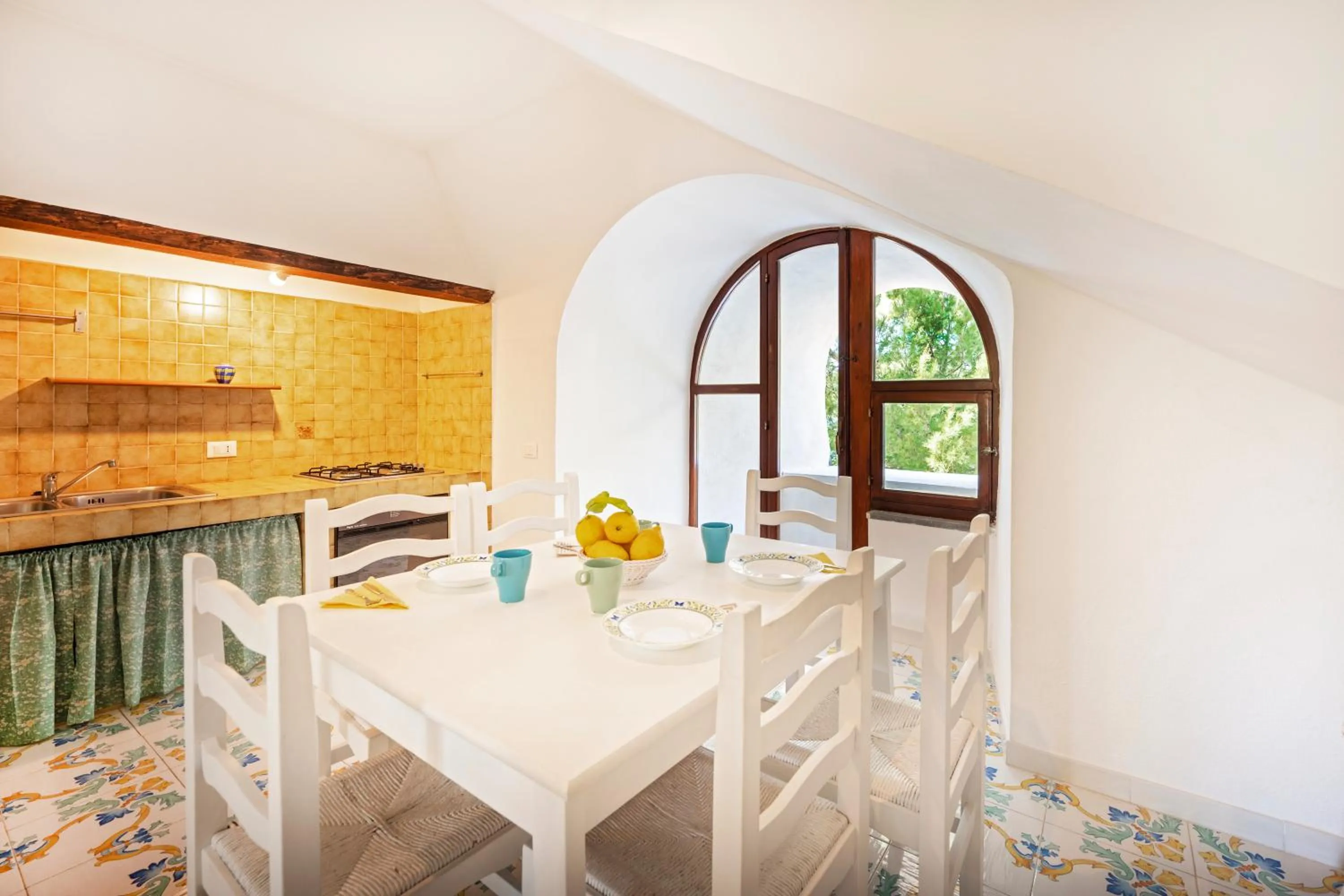 Dining area in Marina del Cantone Chalet
