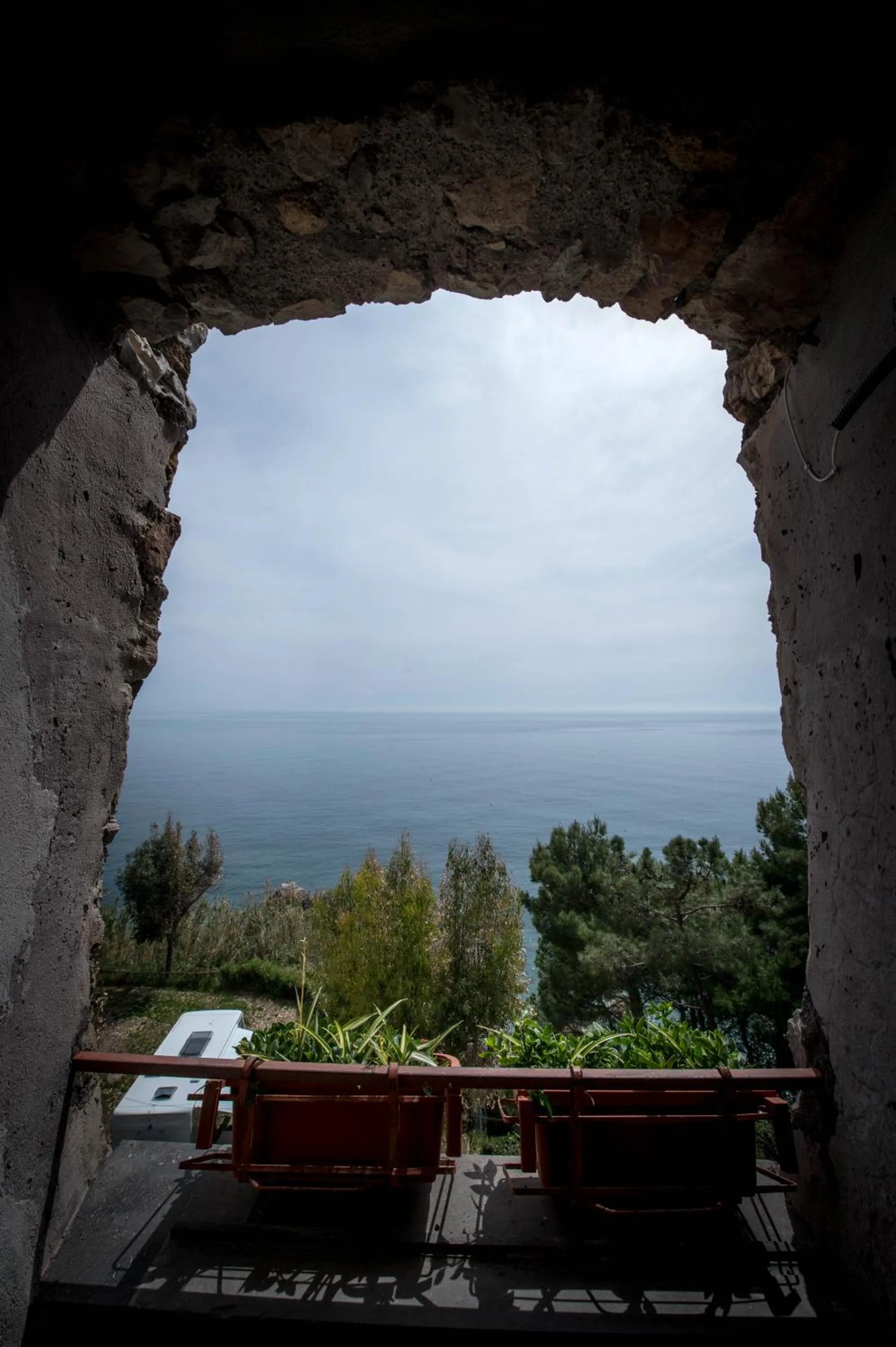 Balcony/Terrace in Marina del Cantone Chalet