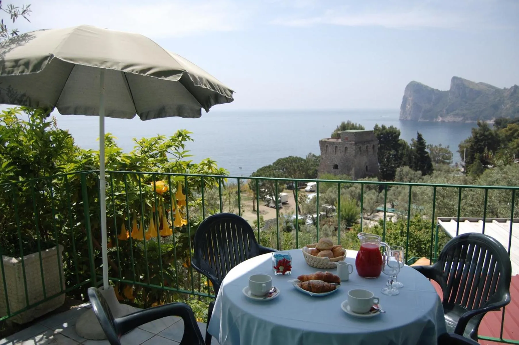 Balcony/Terrace in Marina del Cantone Chalet