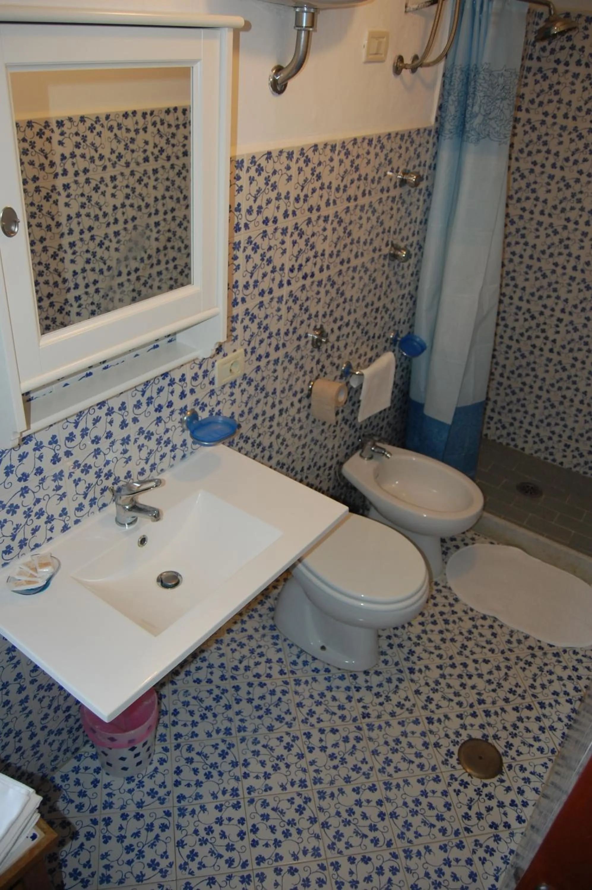 Bathroom in Marina del Cantone Chalet