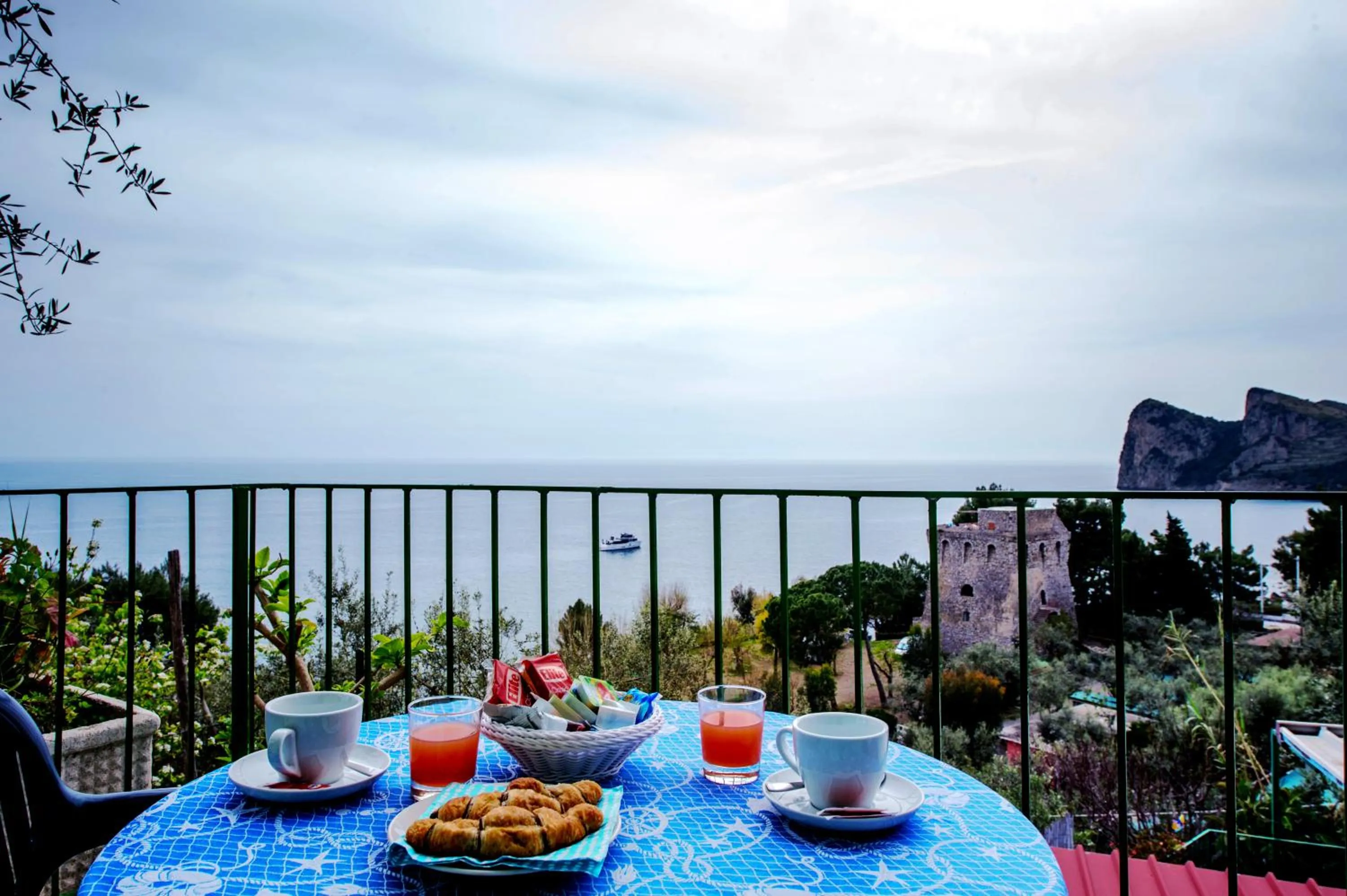 Balcony/Terrace in Marina del Cantone Chalet