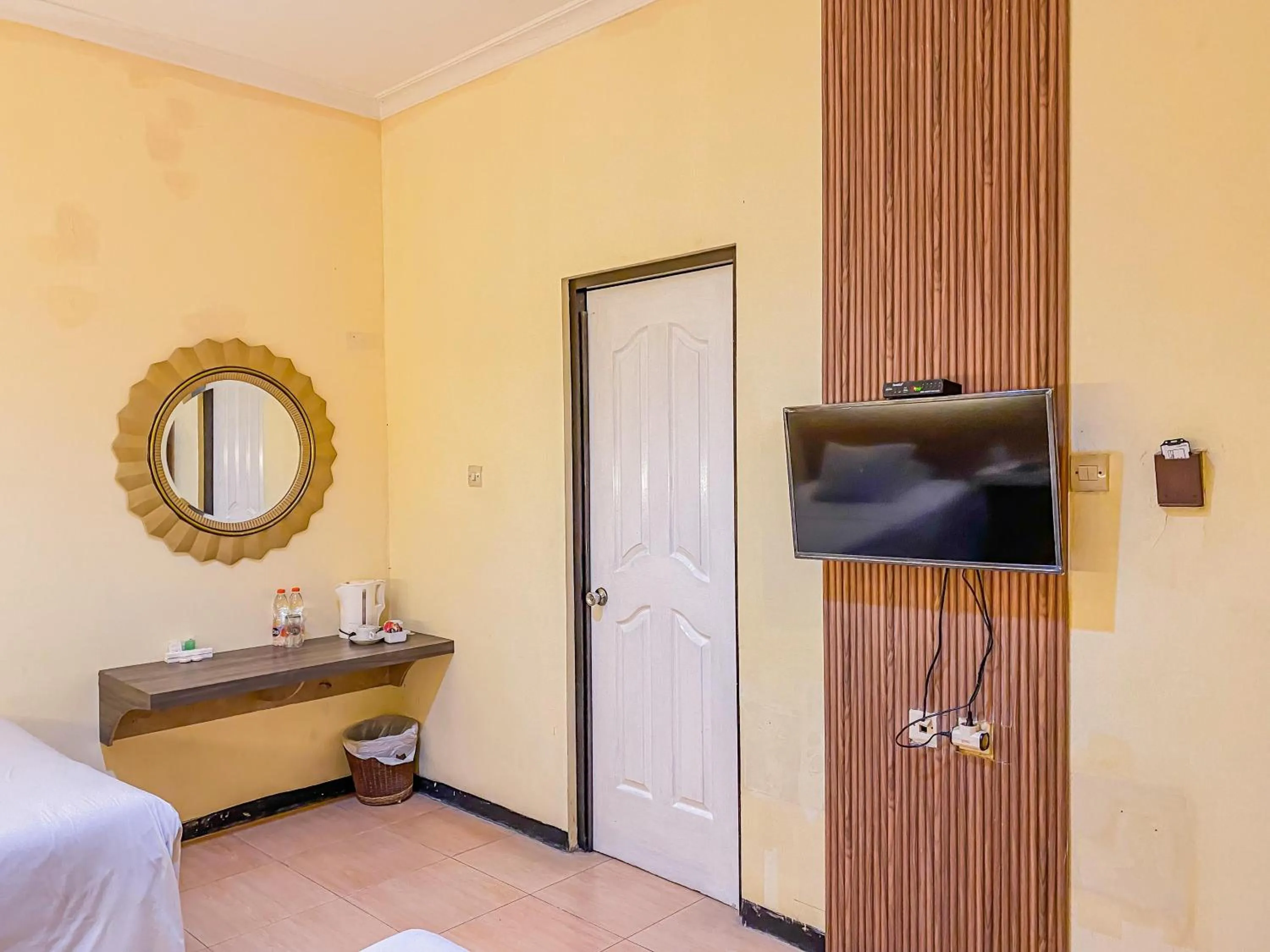 Bed in Grand mansion hotel