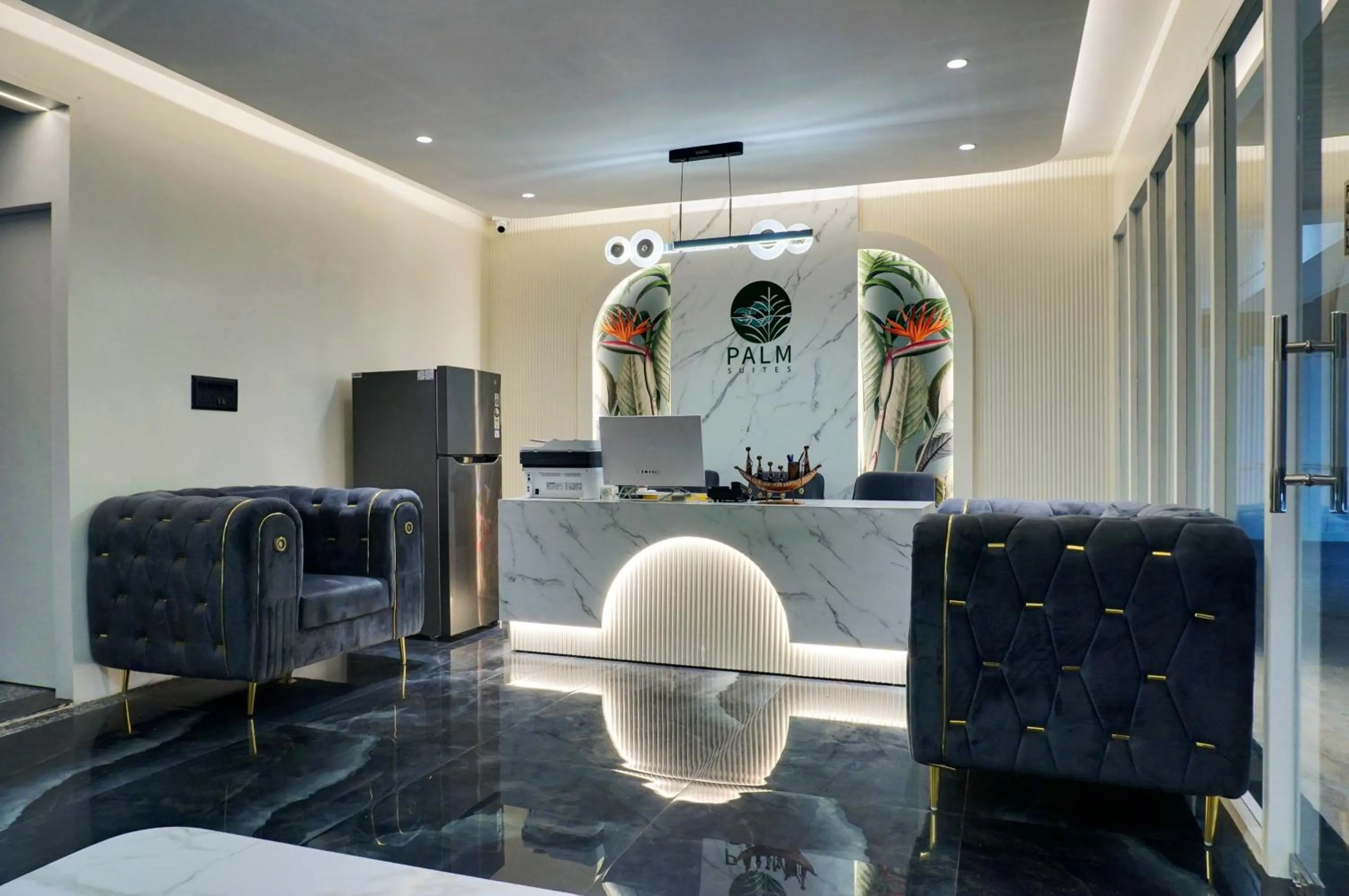 Lobby or reception in Palm Suites Baner- indian nationals only