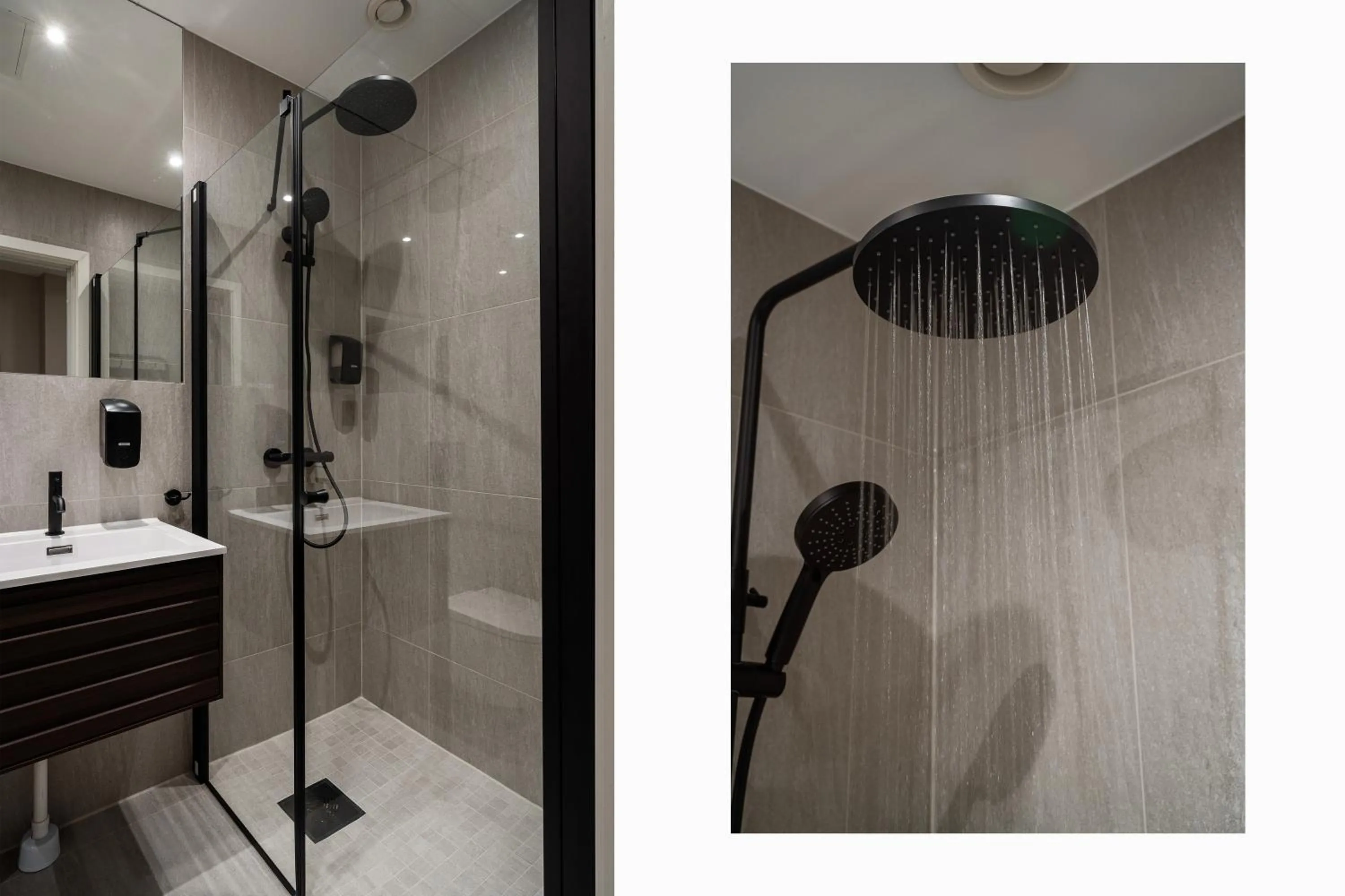 Shower in Enter Skansen Hotel