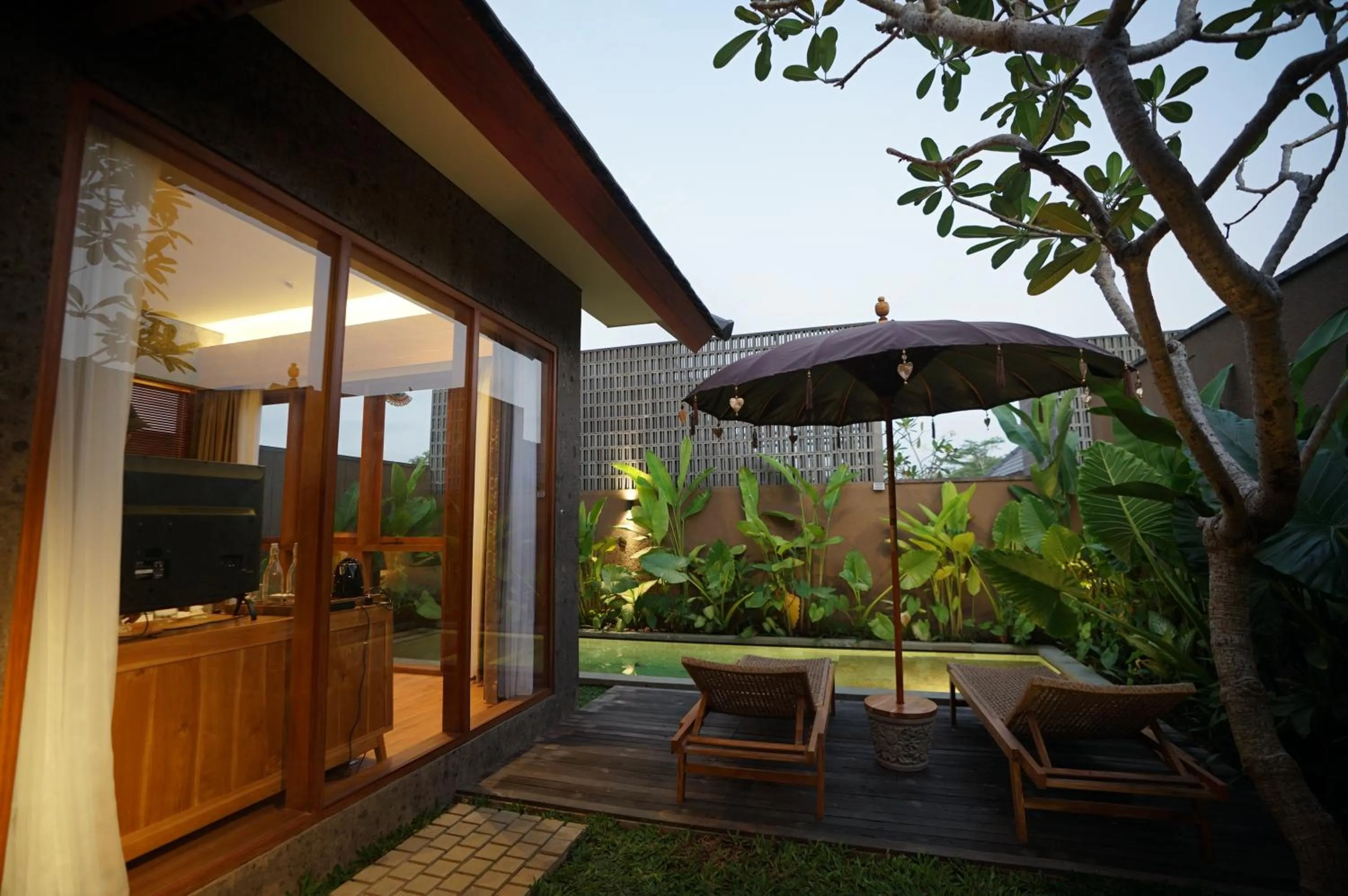 Patio in The Shanti Graha Villas