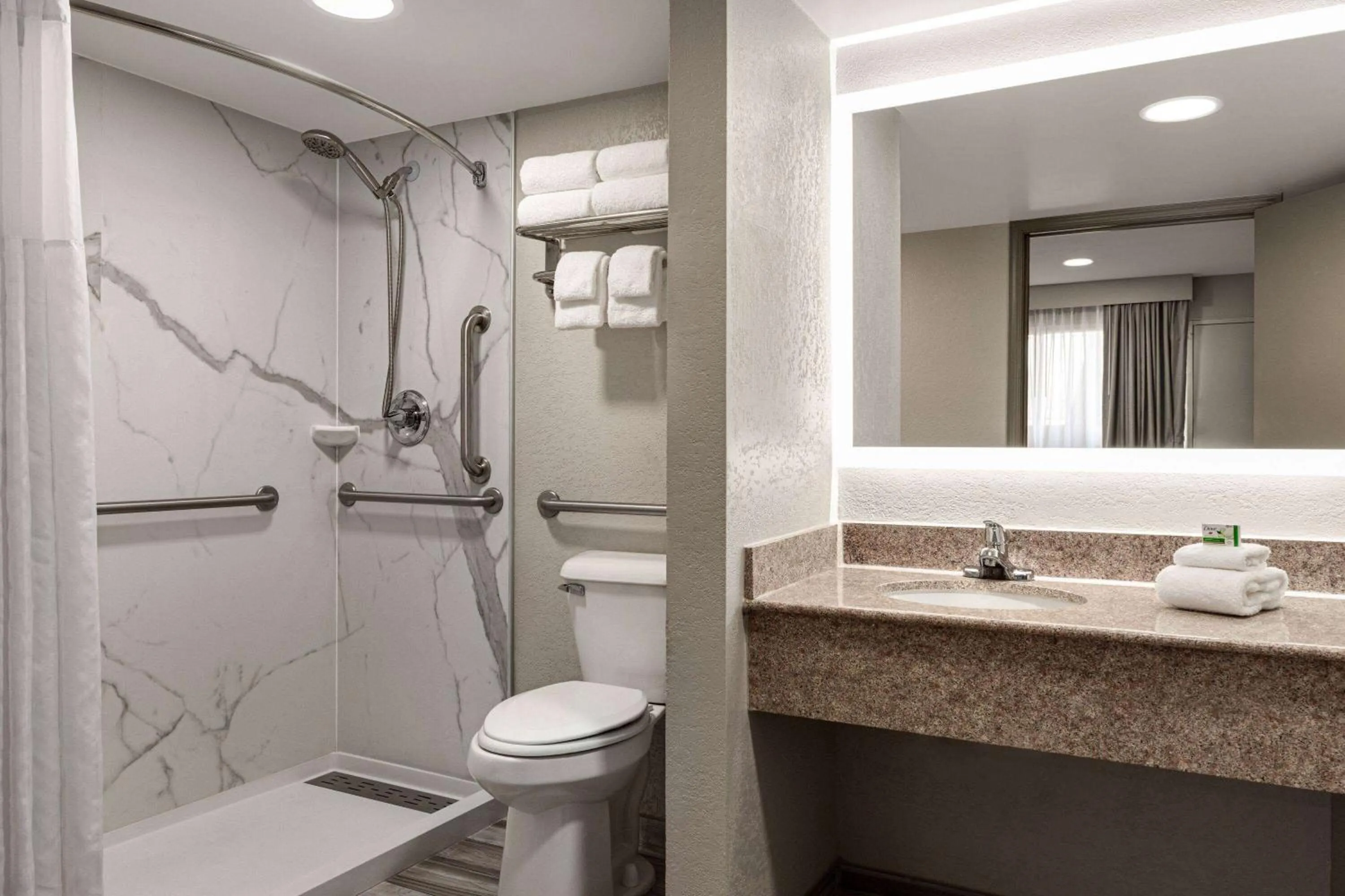 Bathroom in Baymont by Wyndham Emporia VA