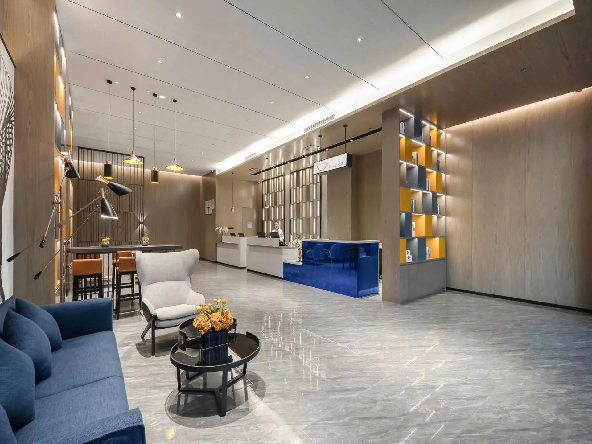 Lobby or reception in Echarm Hotel Fangchenggang Administration Center High Speed Railway Station