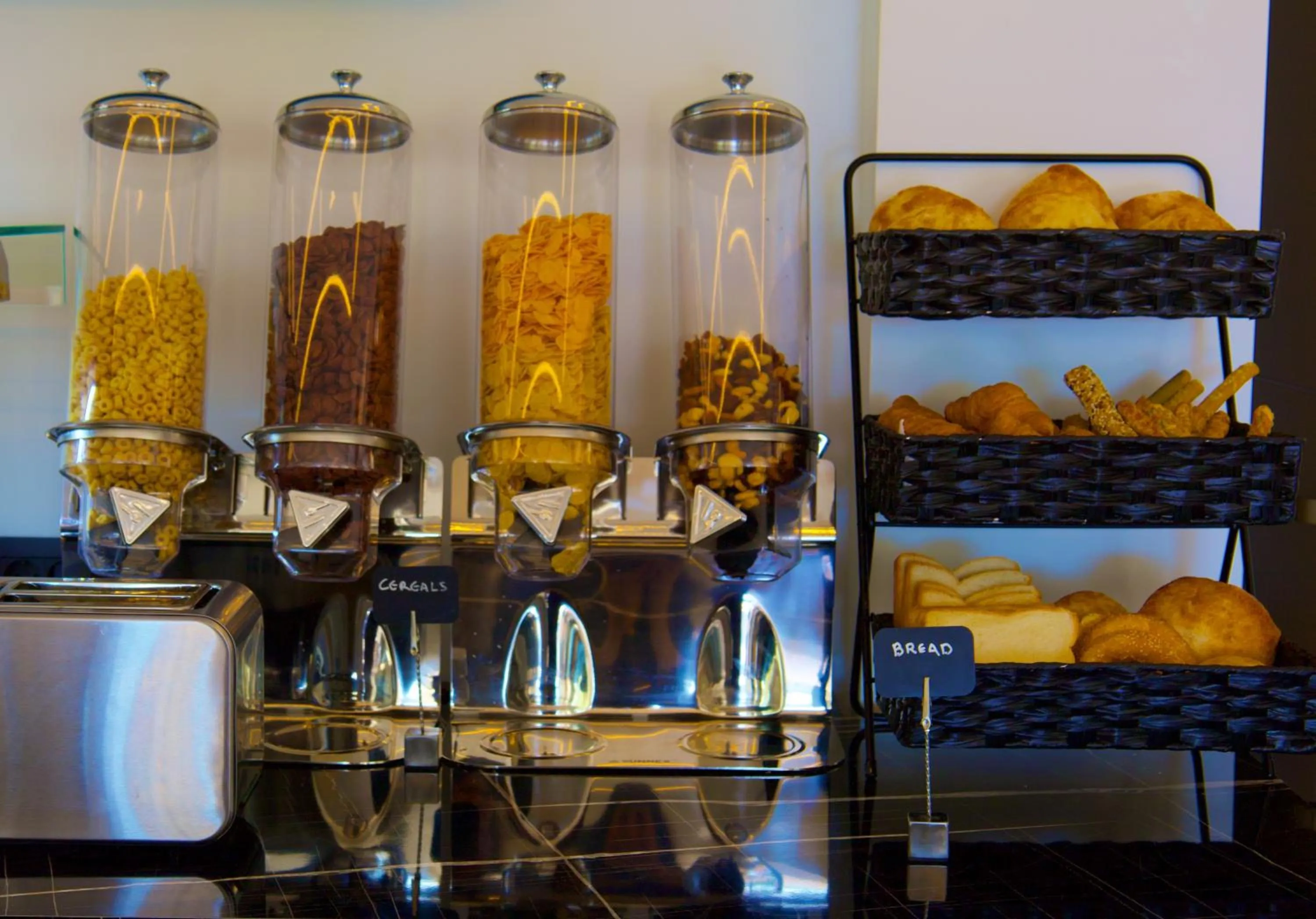 Buffet breakfast in Sky Boutique Hotel