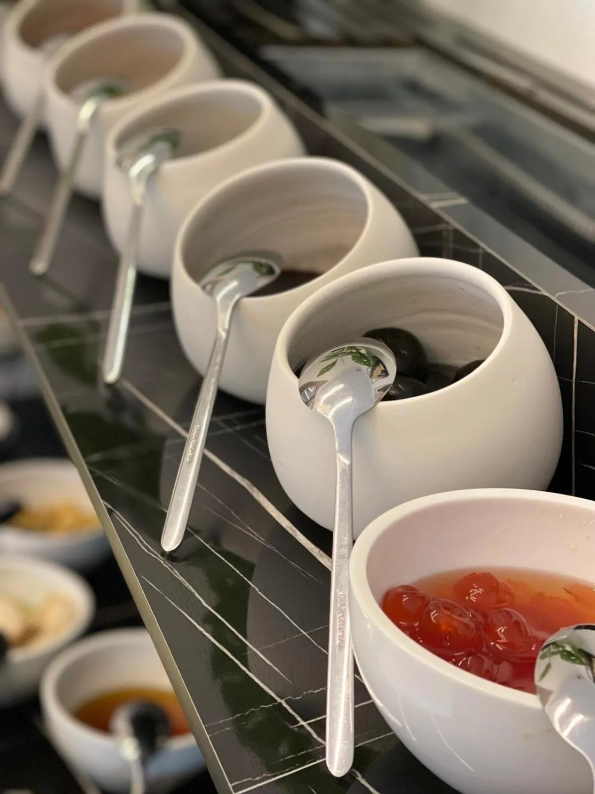 Buffet breakfast in Sky Boutique Hotel