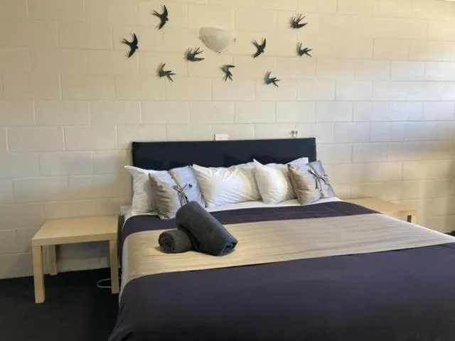 Bed in Motel Wellington Wodonga