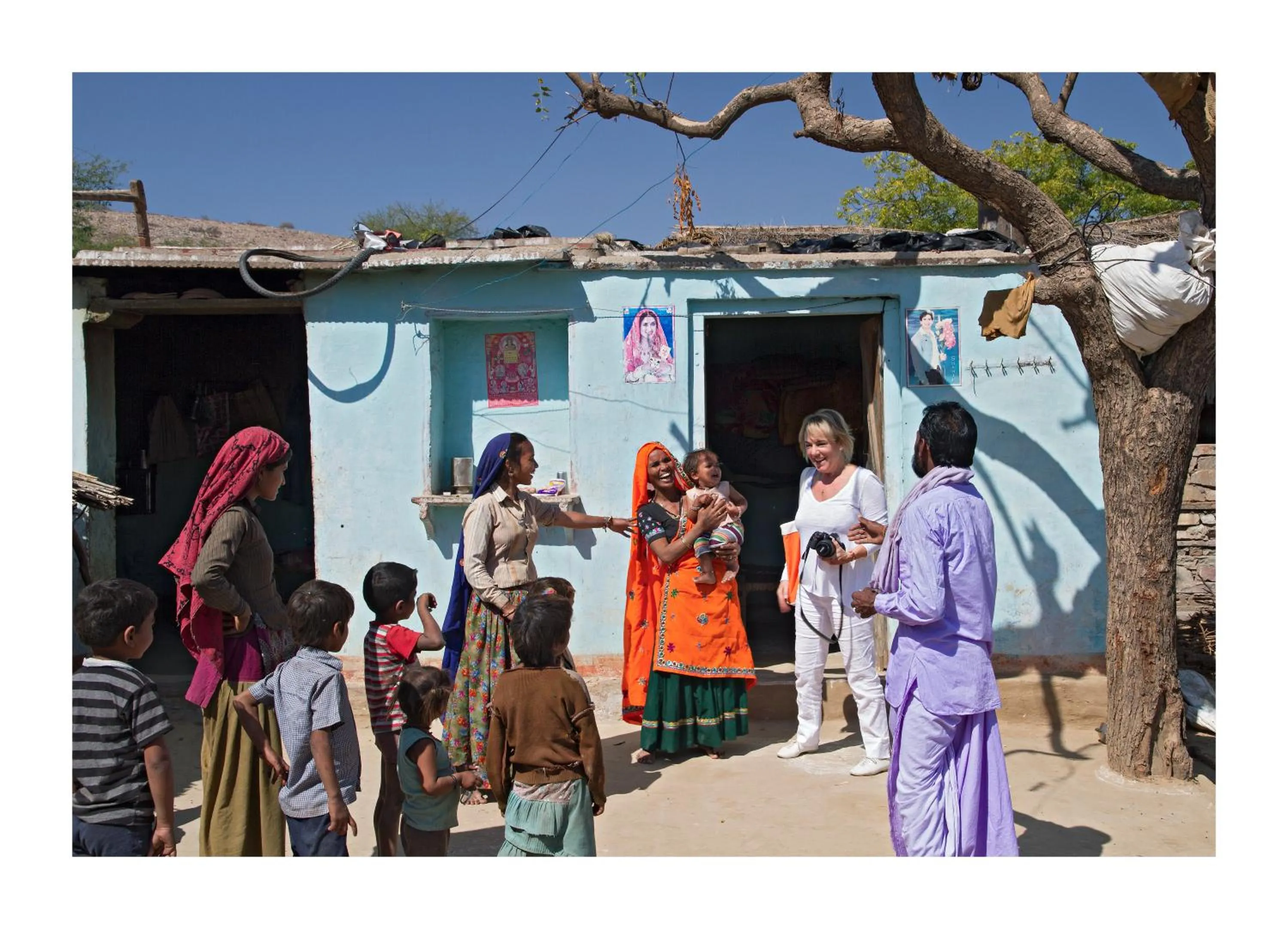 People in Ramathra Fort