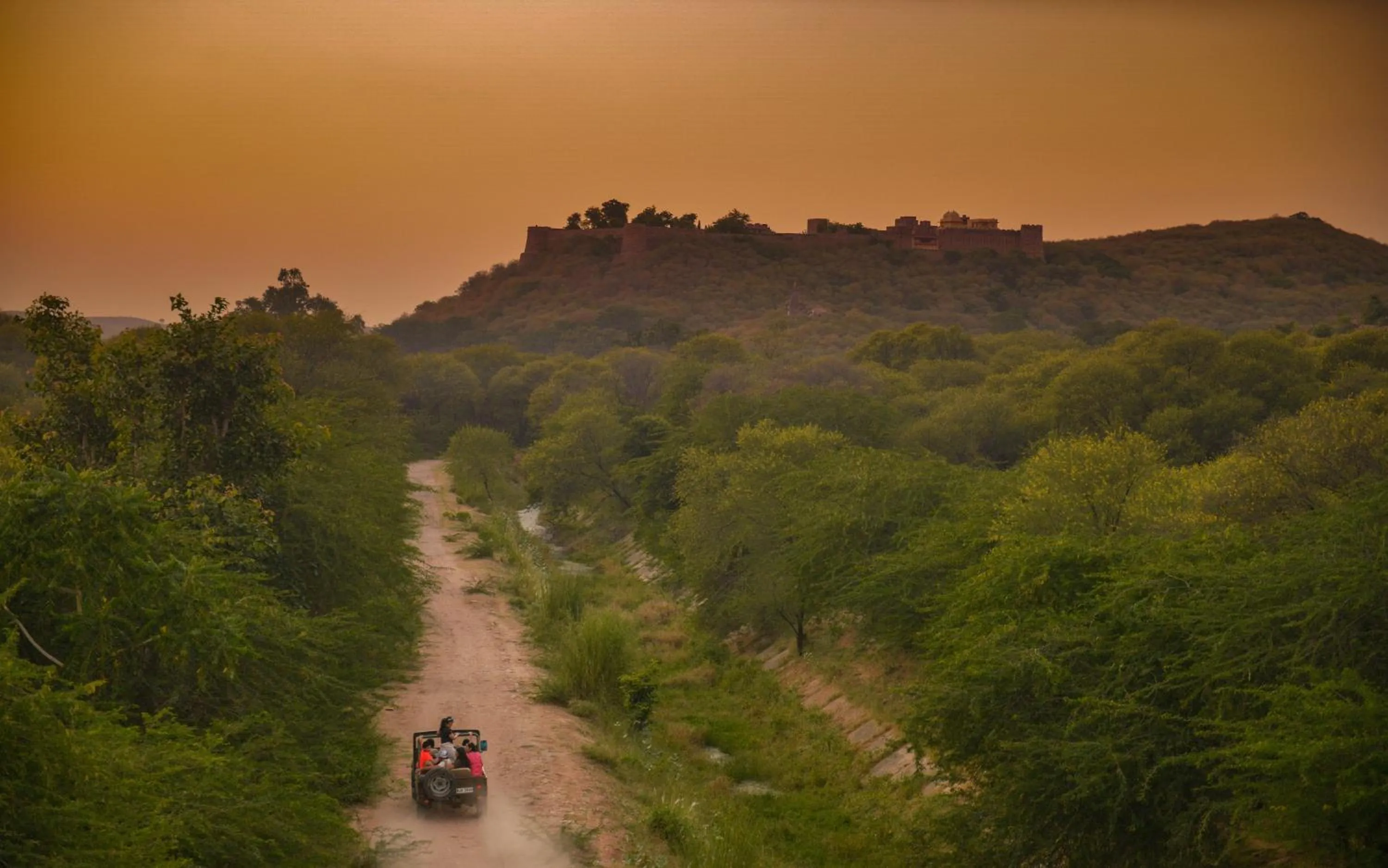 Hiking in Ramathra Fort