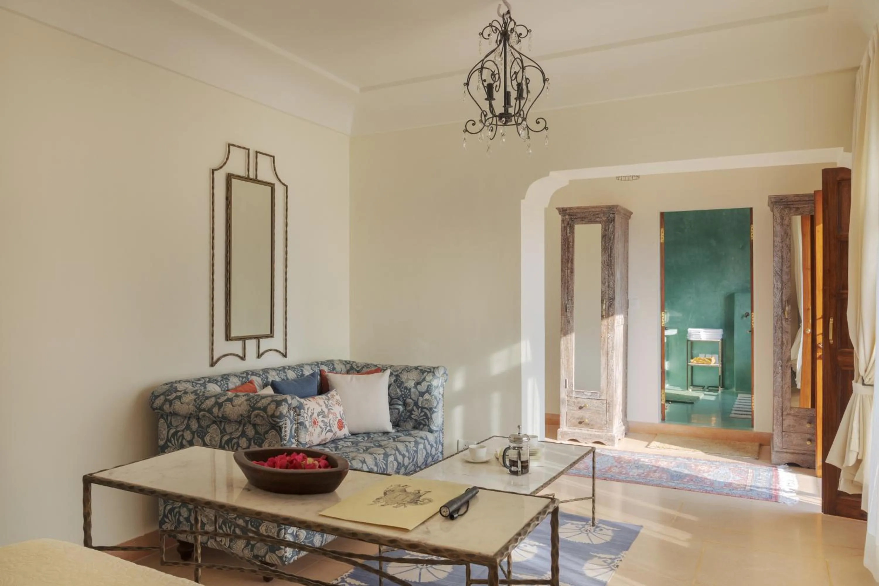 Seating area in Ramathra Fort