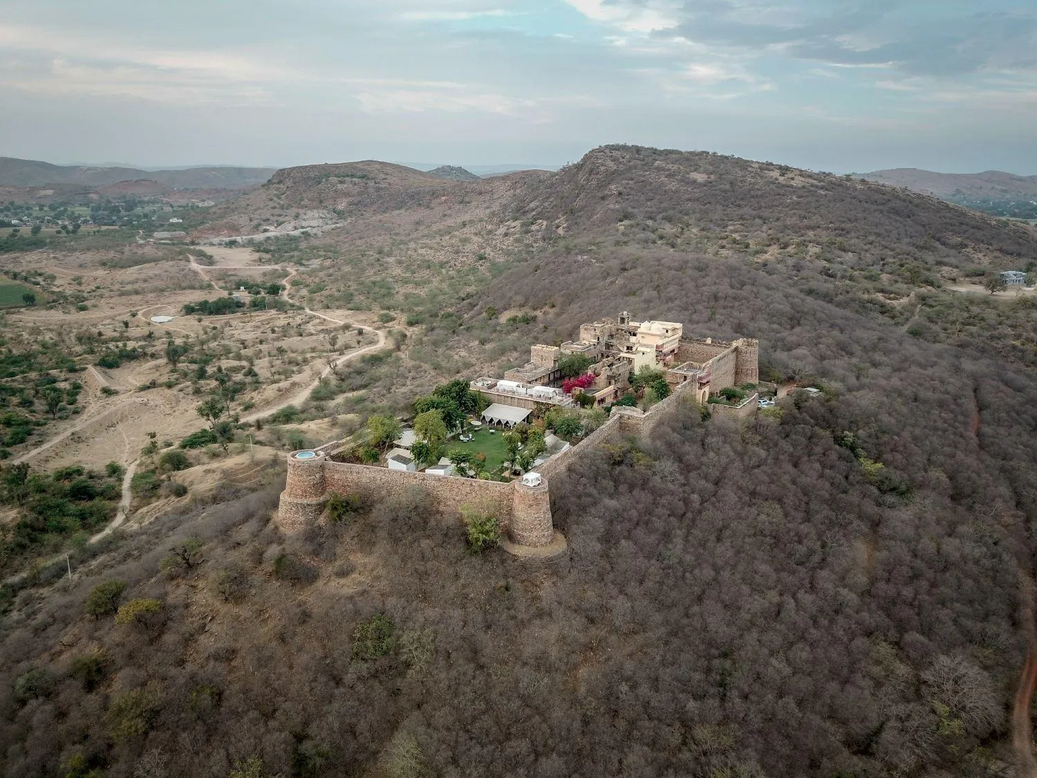 Bird's eye view in Ramathra Fort