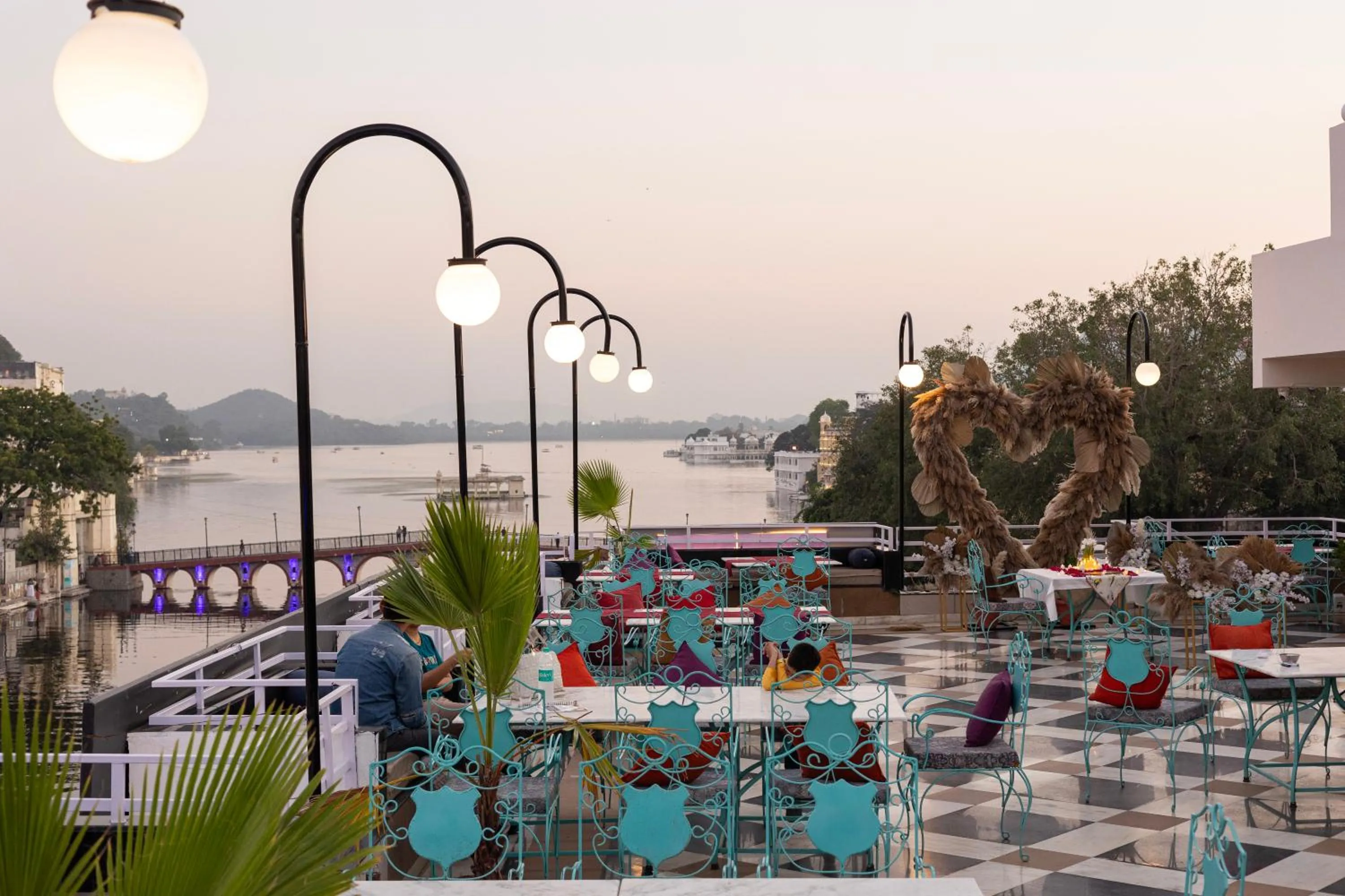 Balcony/Terrace in Hide-In Udaipur - A Lake View Boutique Hotel