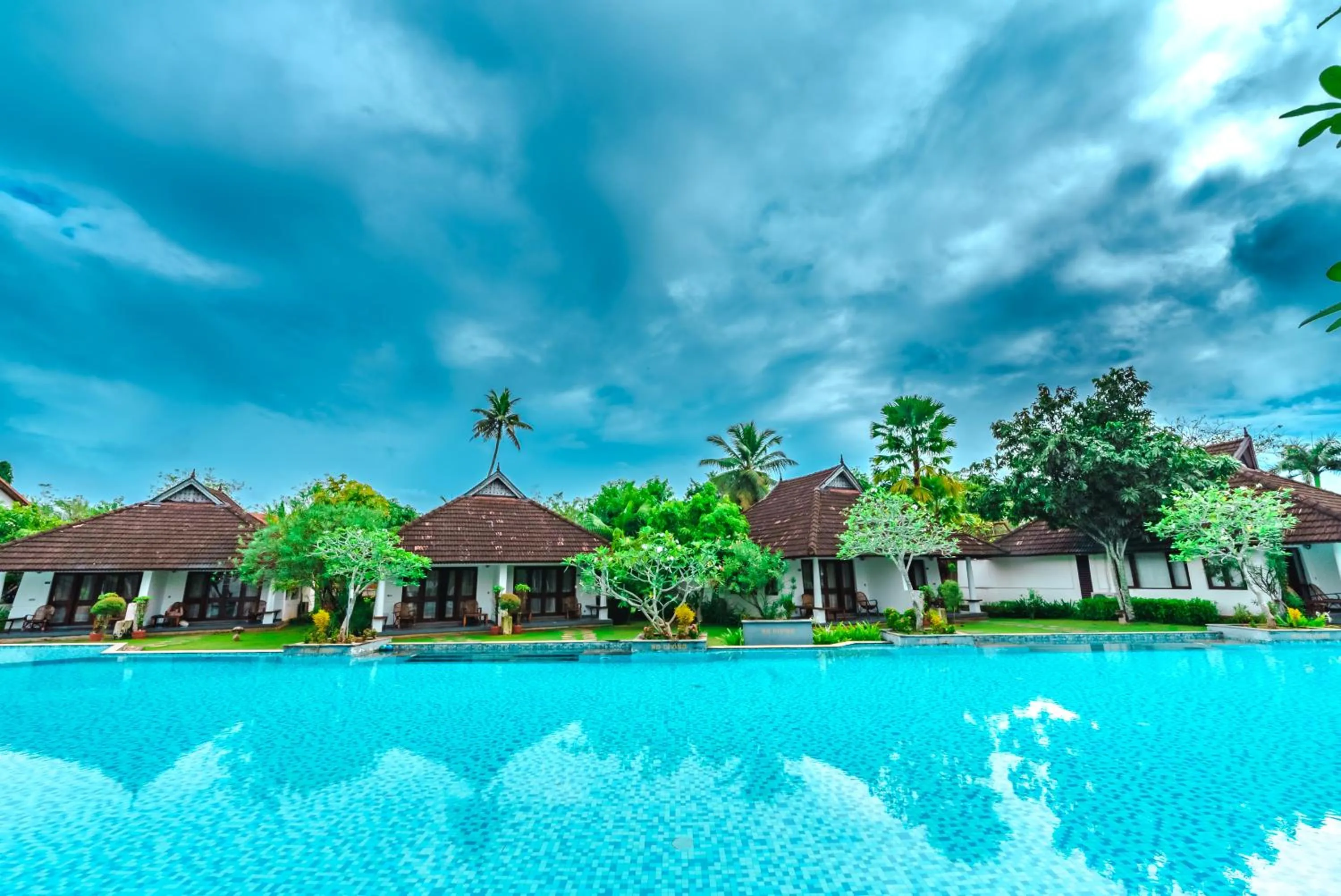 Pool view in Rhythm Kumarakom
