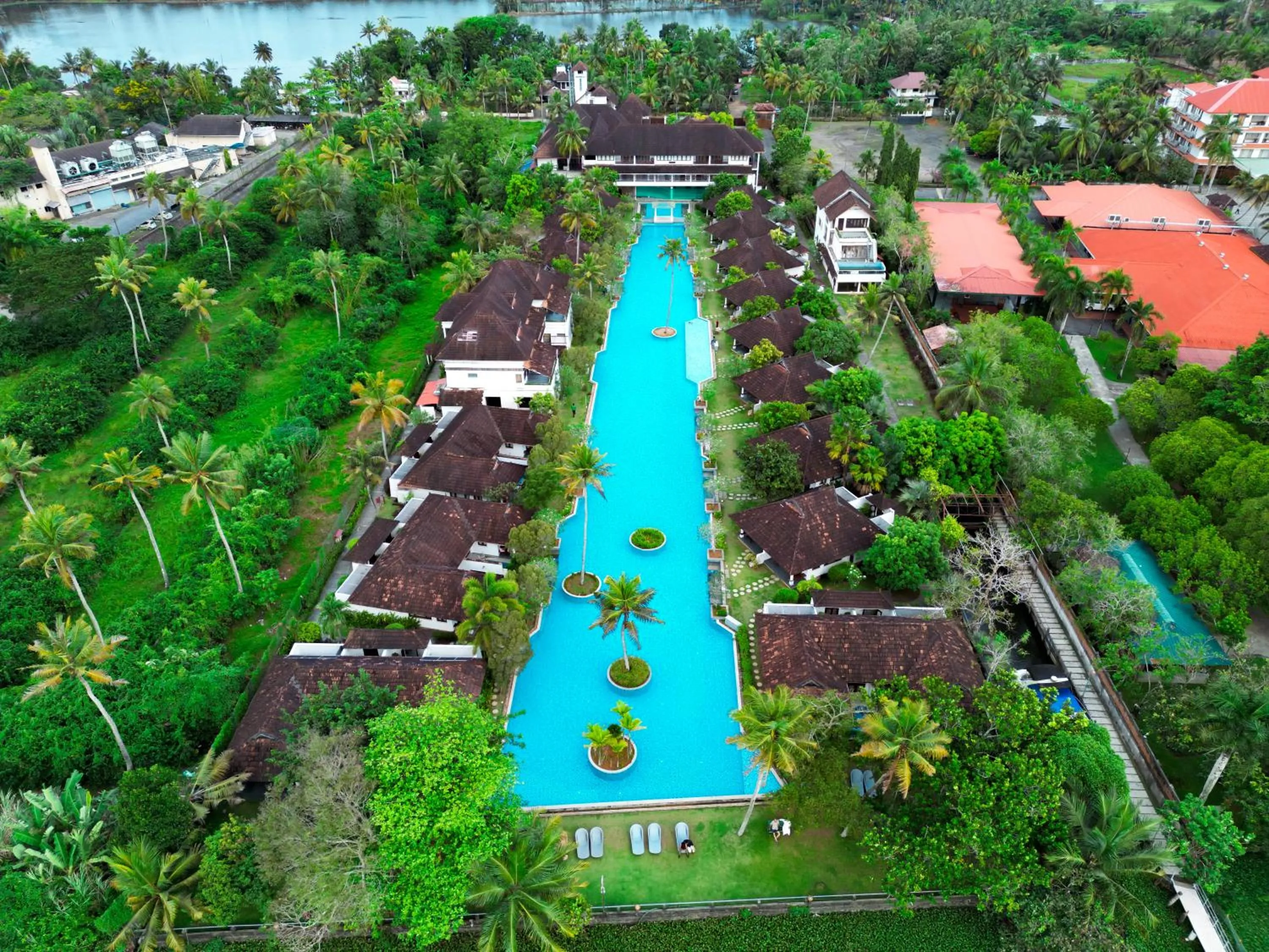 Bird's eye view in Rhythm Kumarakom