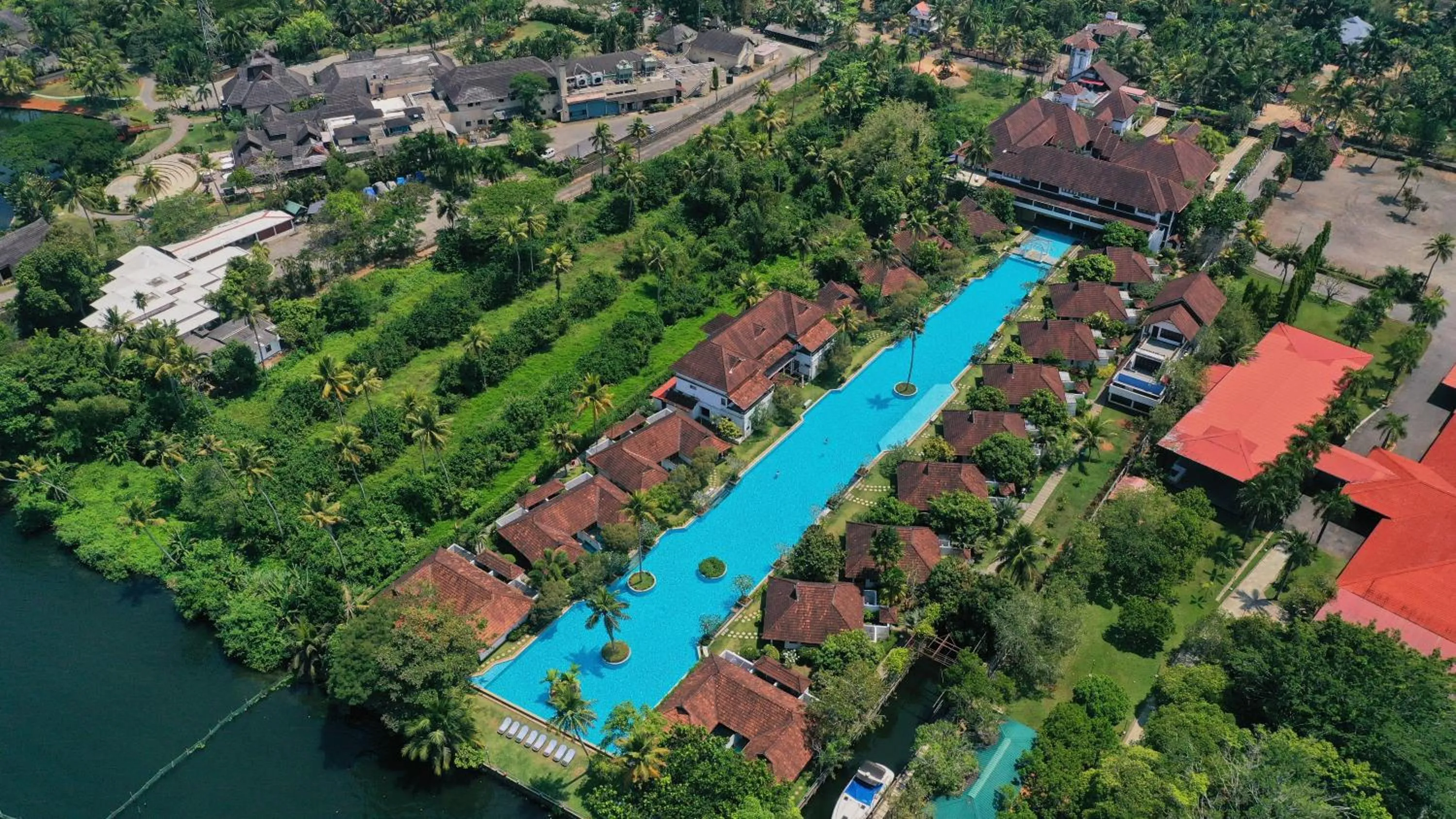 Bird's eye view in Rhythm Kumarakom