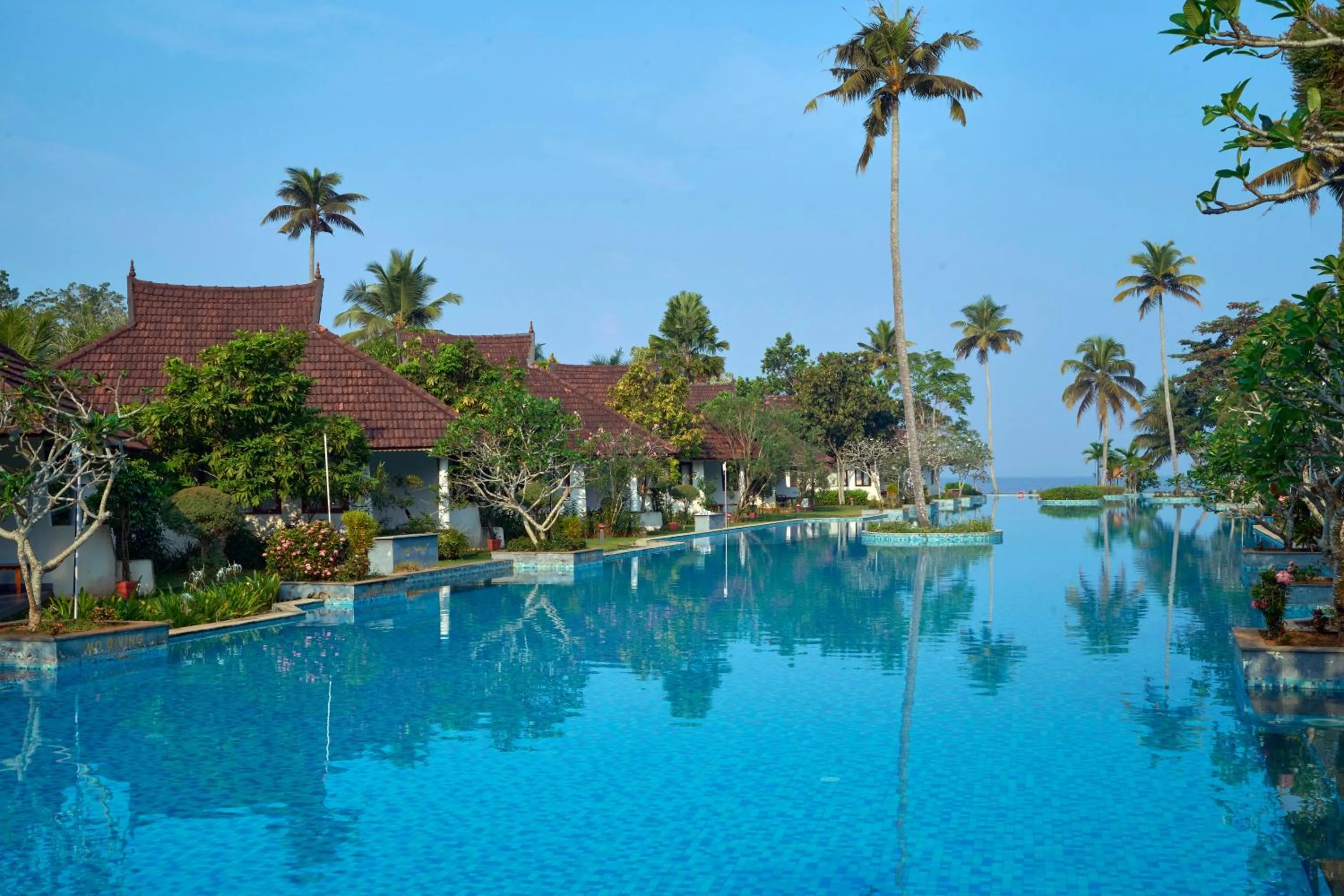 Pool view in Rhythm Kumarakom