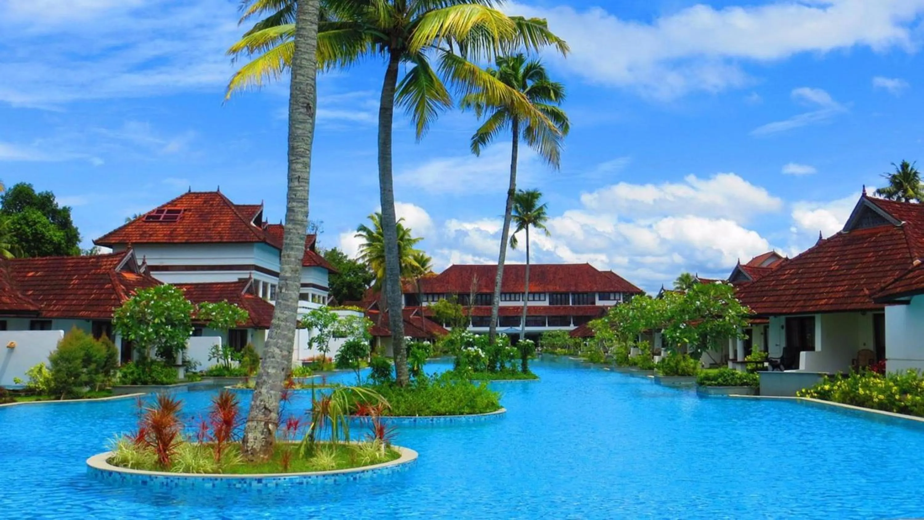 Pool view in Rhythm Kumarakom