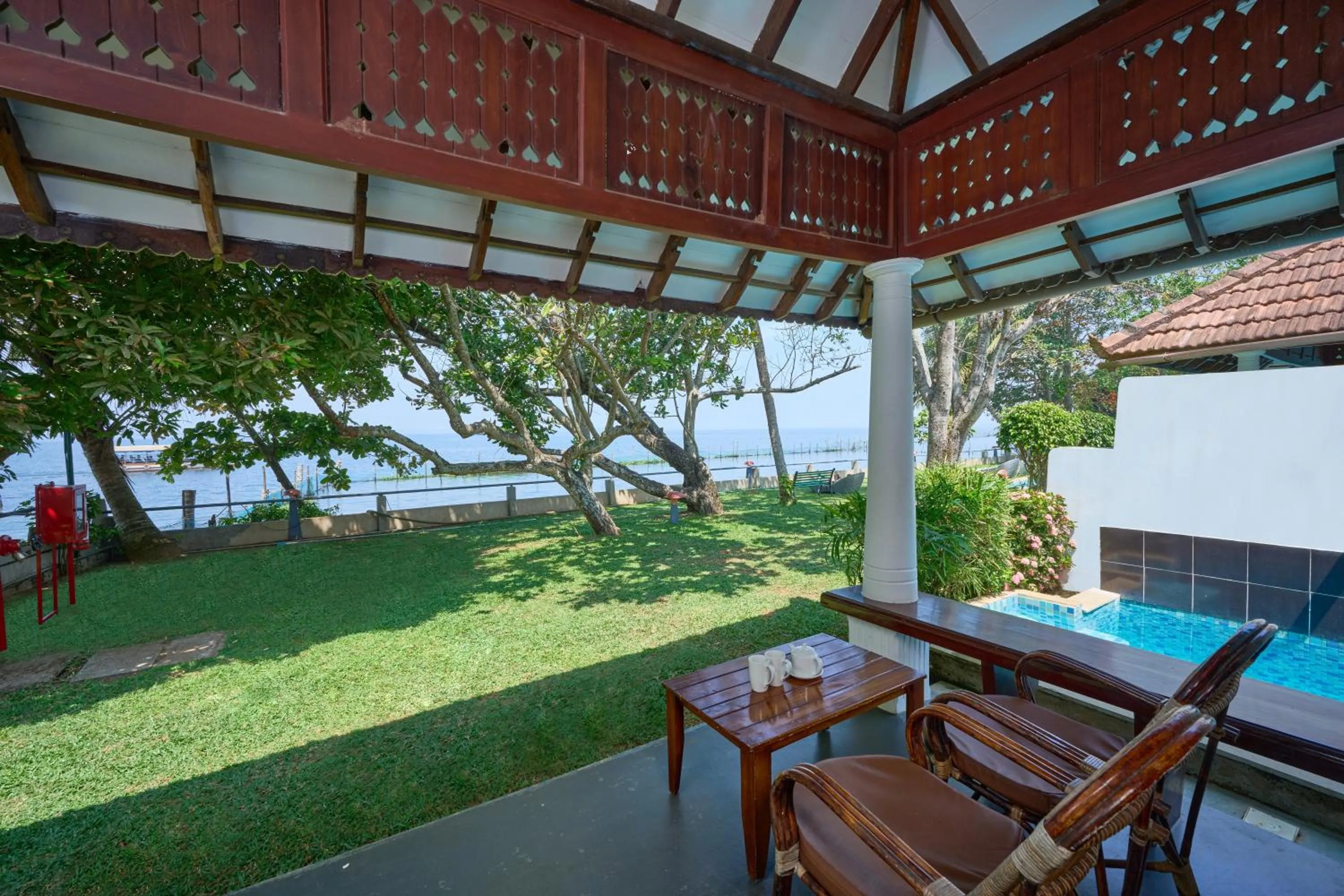 Garden view in Rhythm Kumarakom