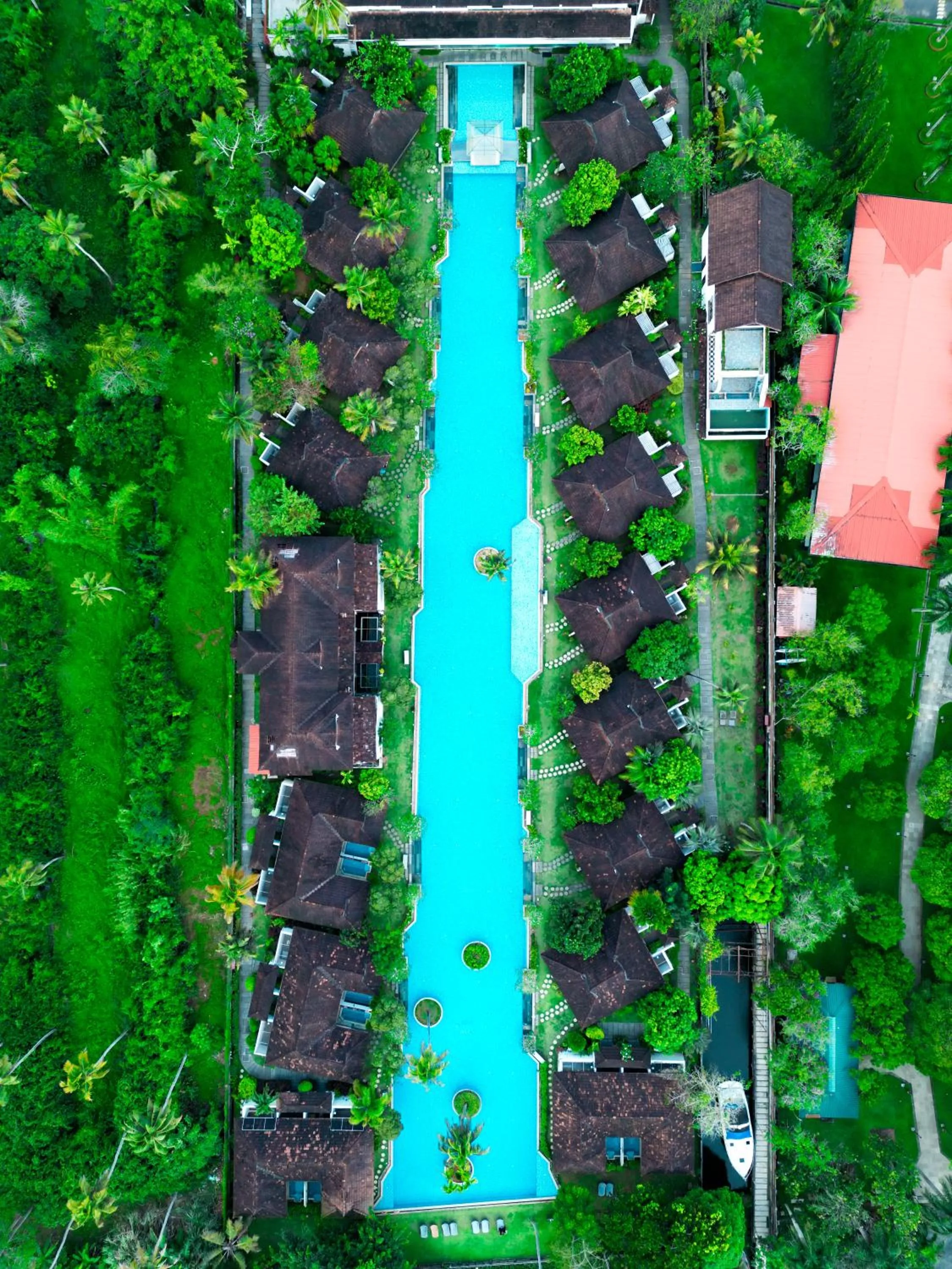Bird's eye view in Rhythm Kumarakom