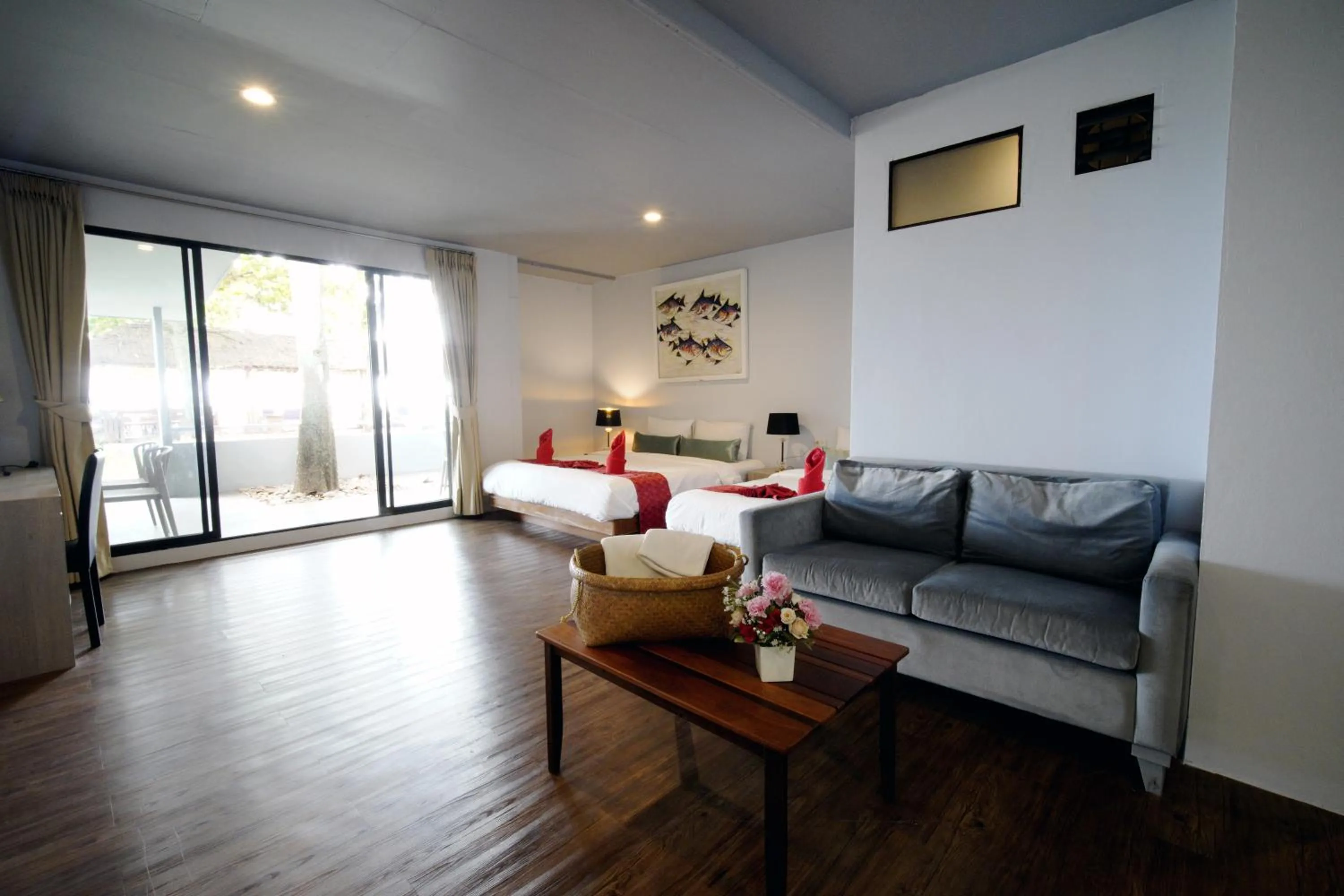 Seating area in Villa Cha Cha Chaolao Beach Resort