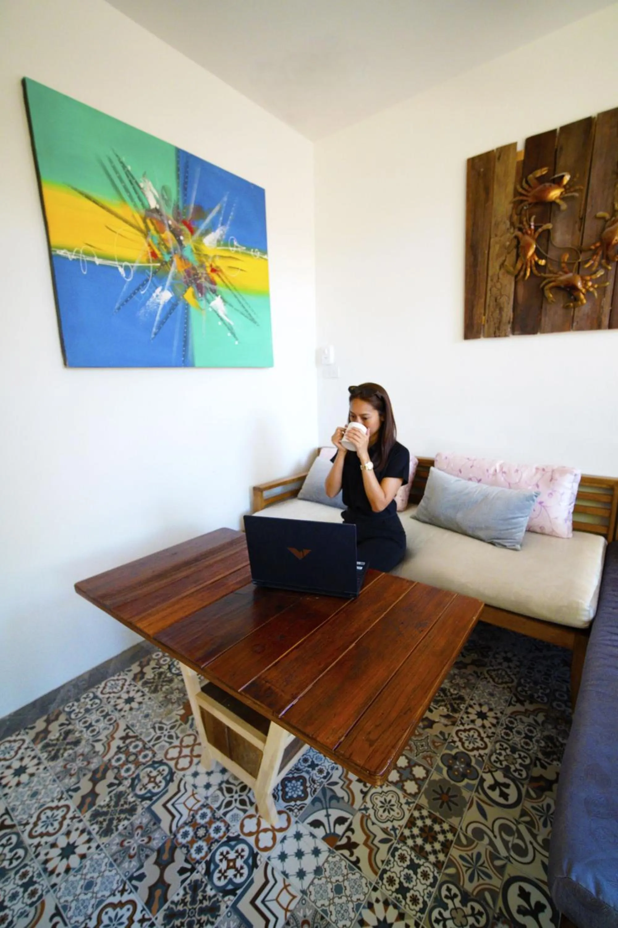 Living room in Villa Cha Cha Chaolao Beach Resort