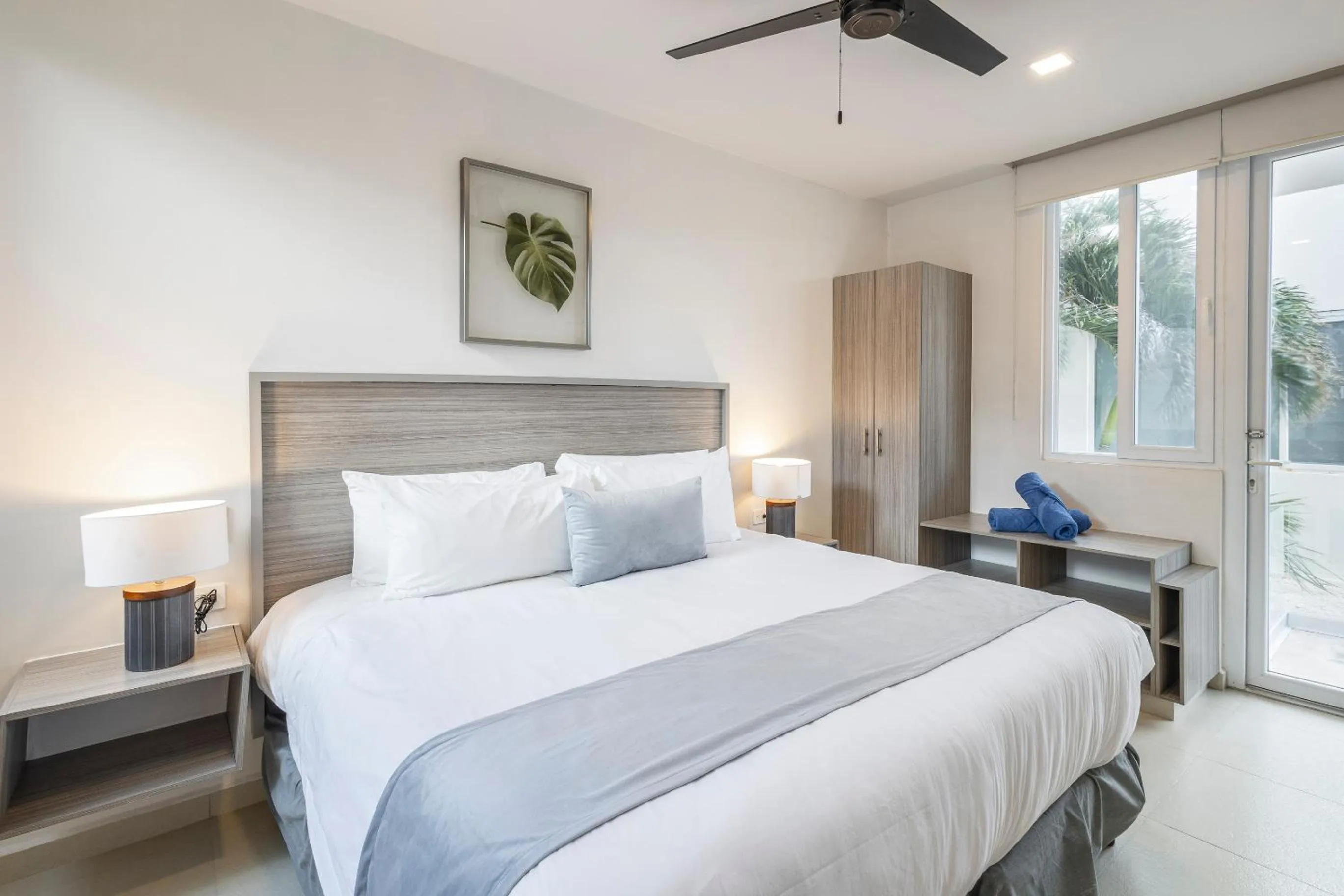 Bed in Azulea Isla Mujeres Hotel