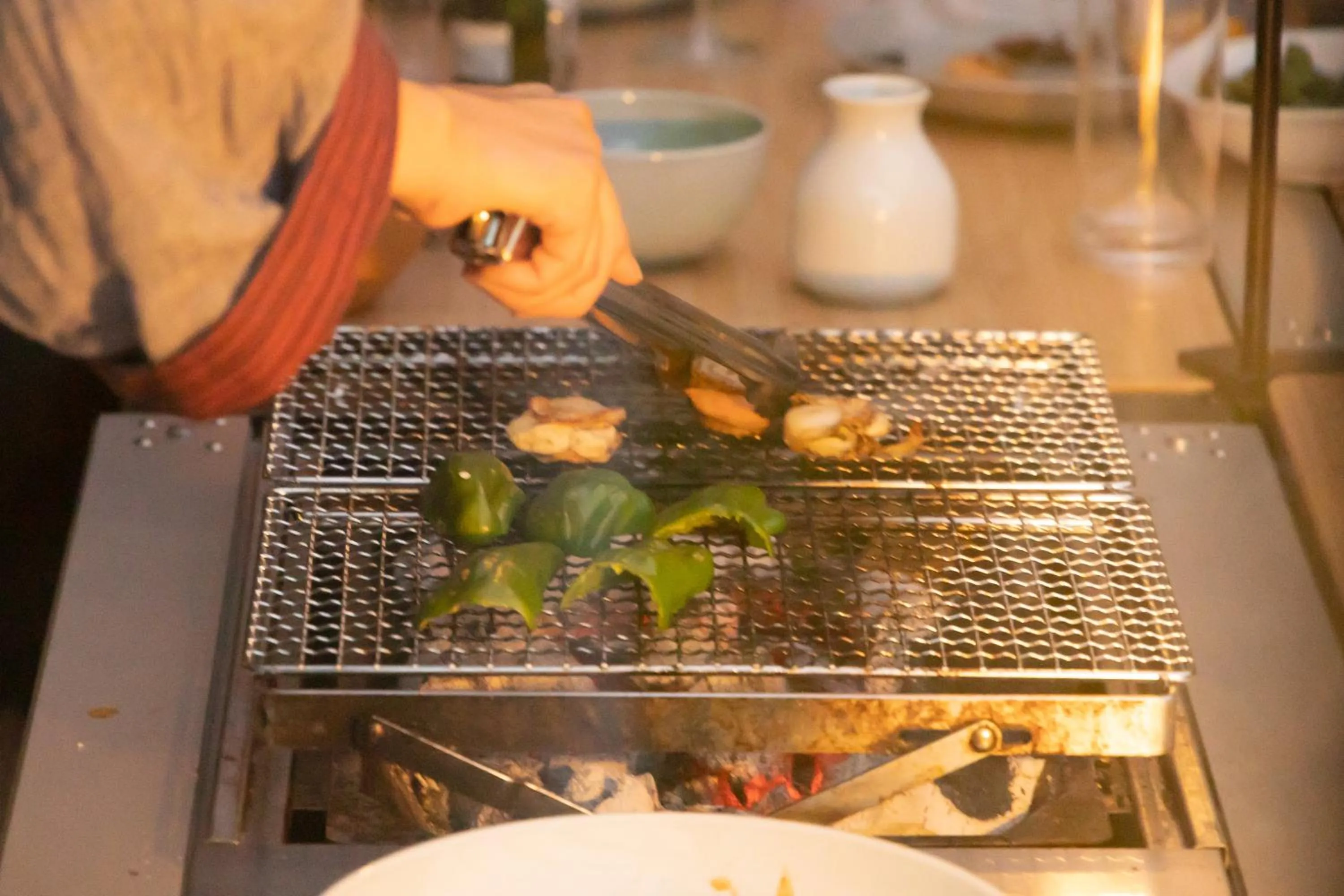 BBQ facilities in Nature Cottage Akabeko