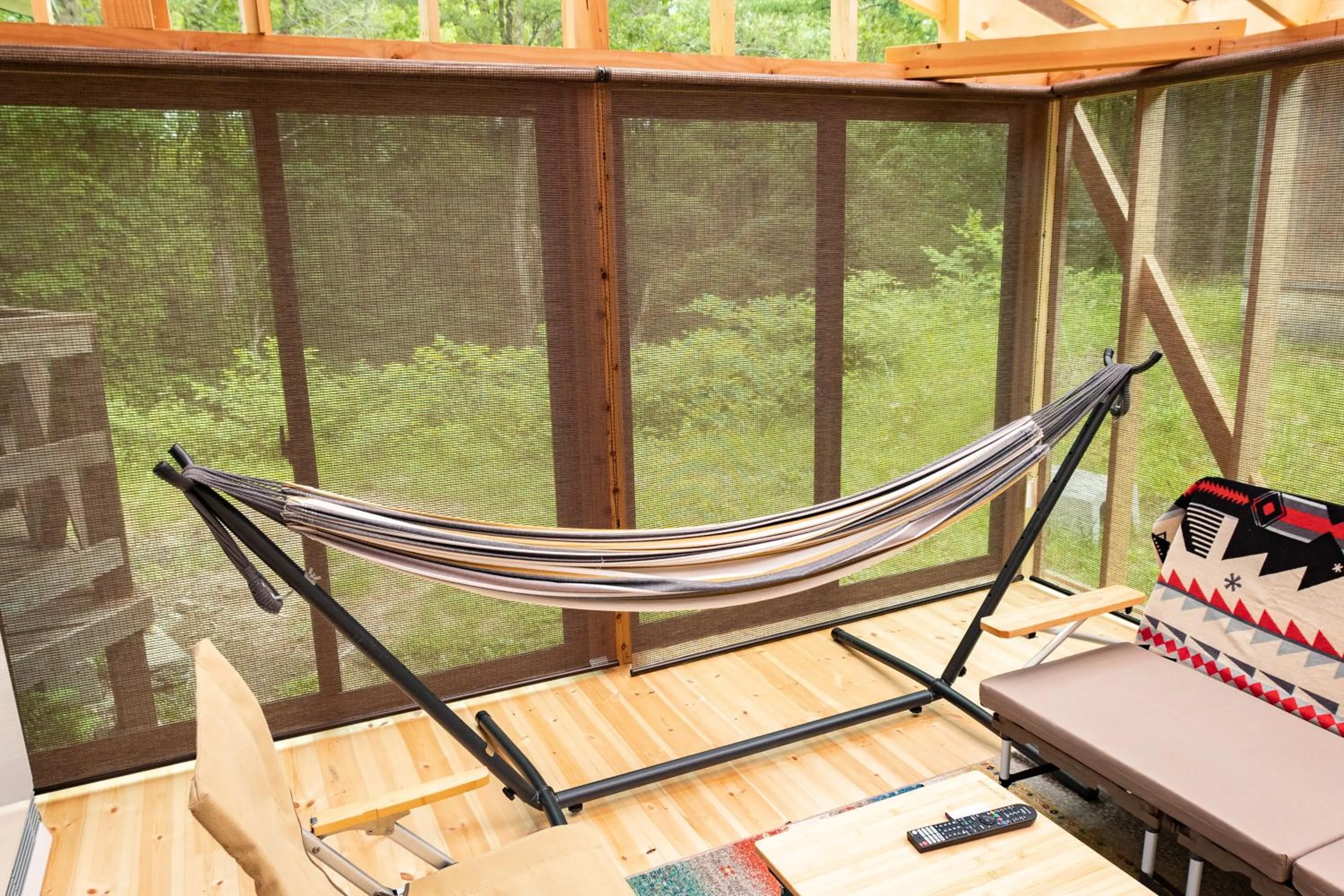 Balcony/Terrace in Nature Cottage Akabeko