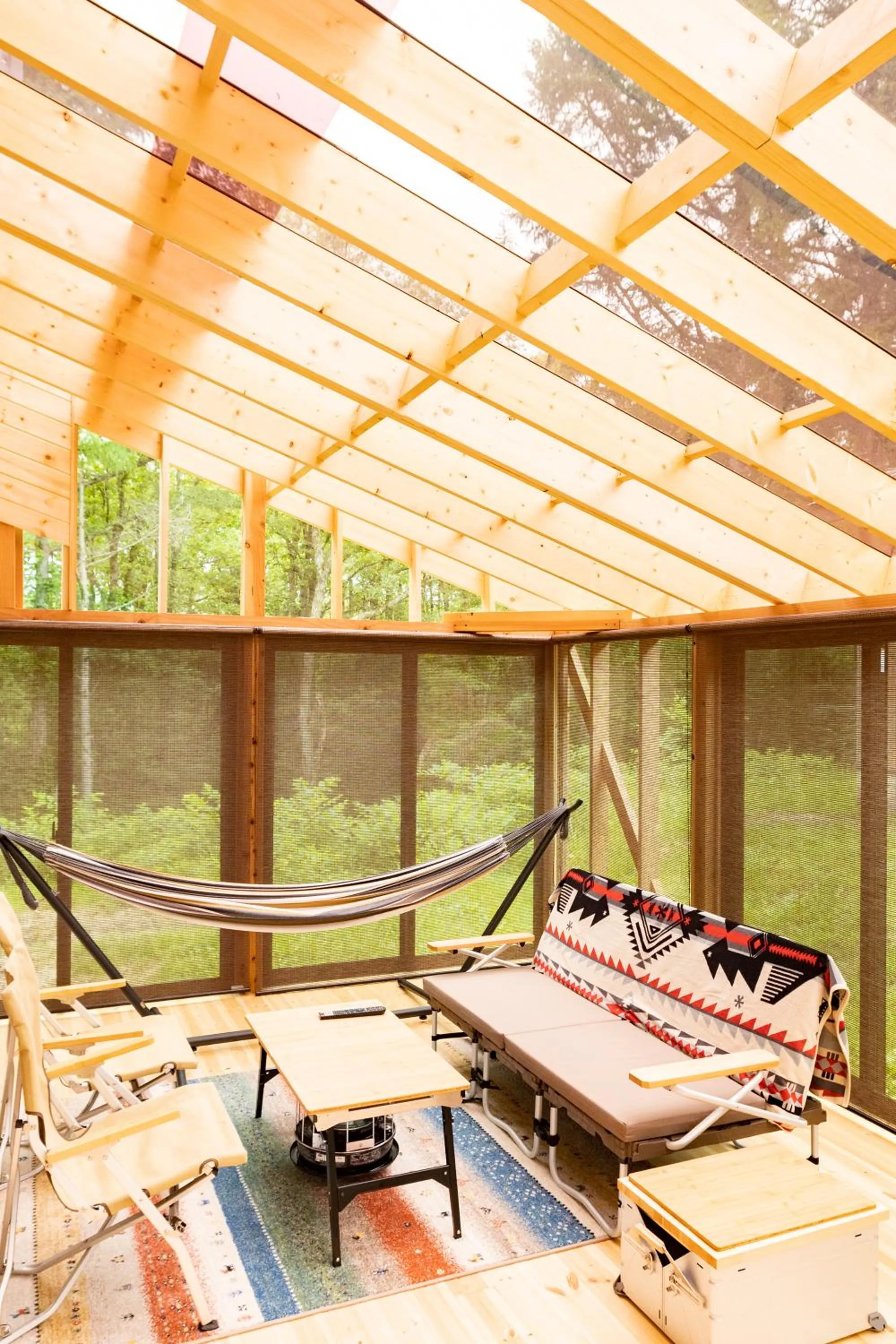 Balcony/Terrace in Nature Cottage Akabeko