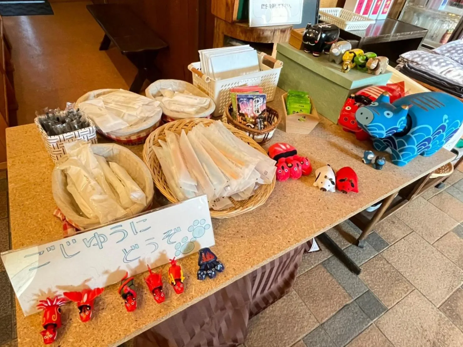 Lobby or reception in Nature Cottage Akabeko