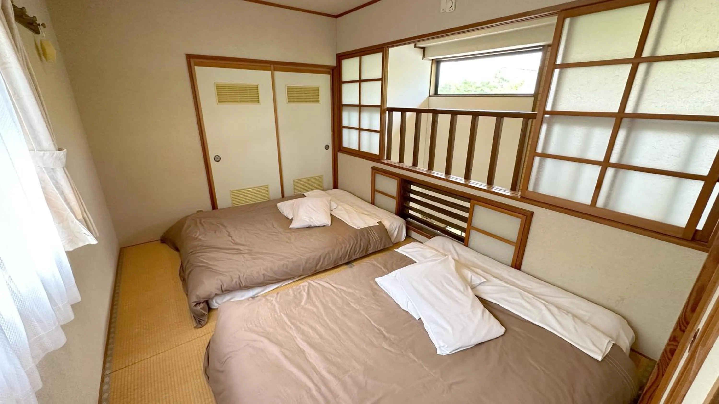 Bed in Nature Cottage Akabeko