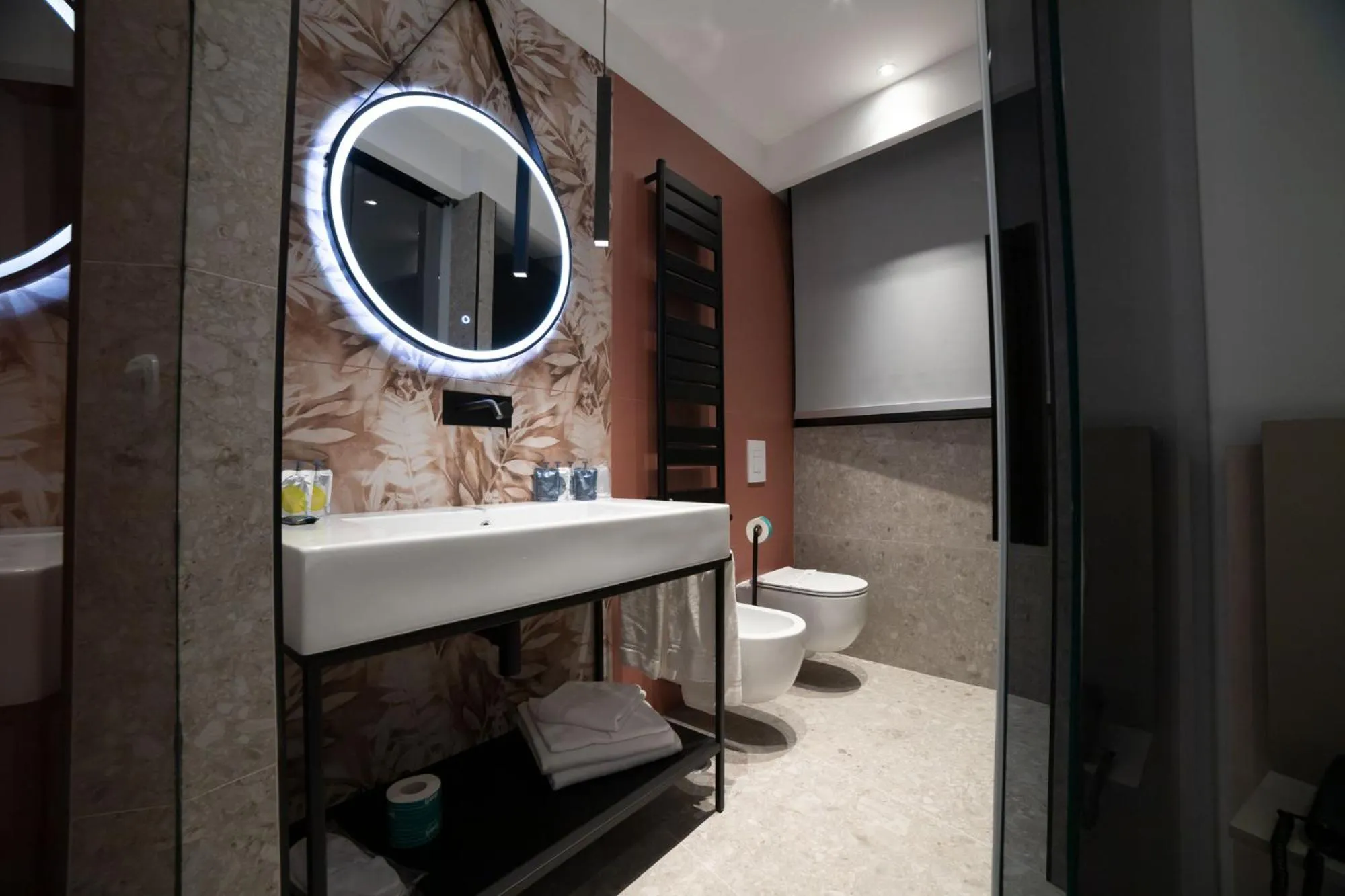 Bathroom in Marconi Hotel