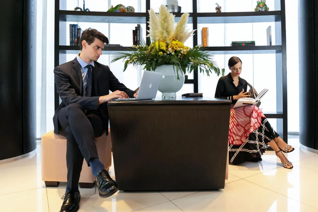 Lobby or reception in Marconi Hotel