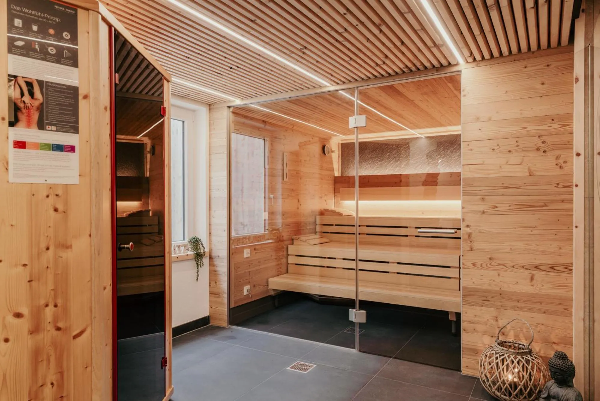 Sauna in Hotel-Gasthof Der Wiesengrund