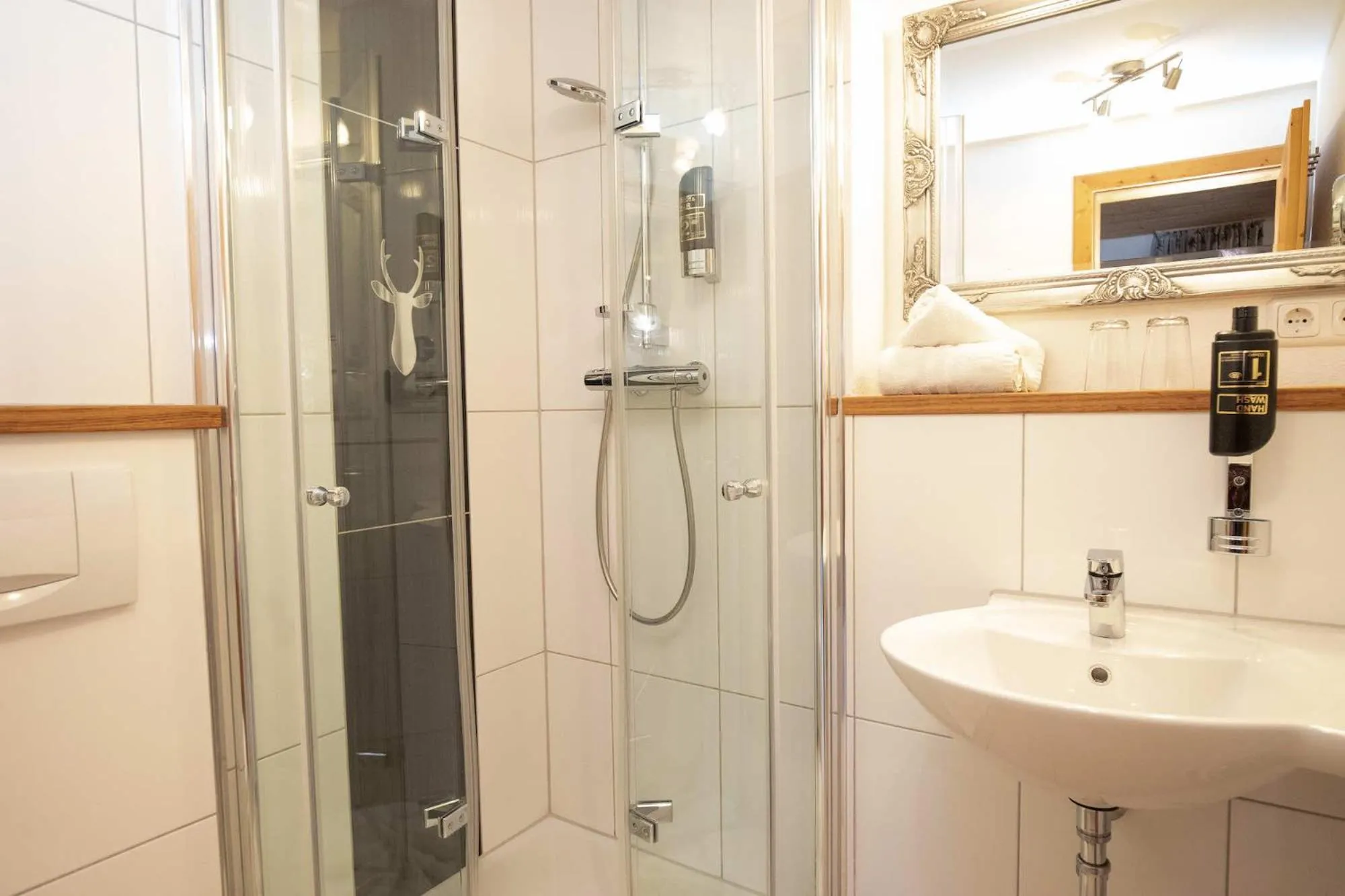 Shower in Hotel-Gasthof Der Wiesengrund