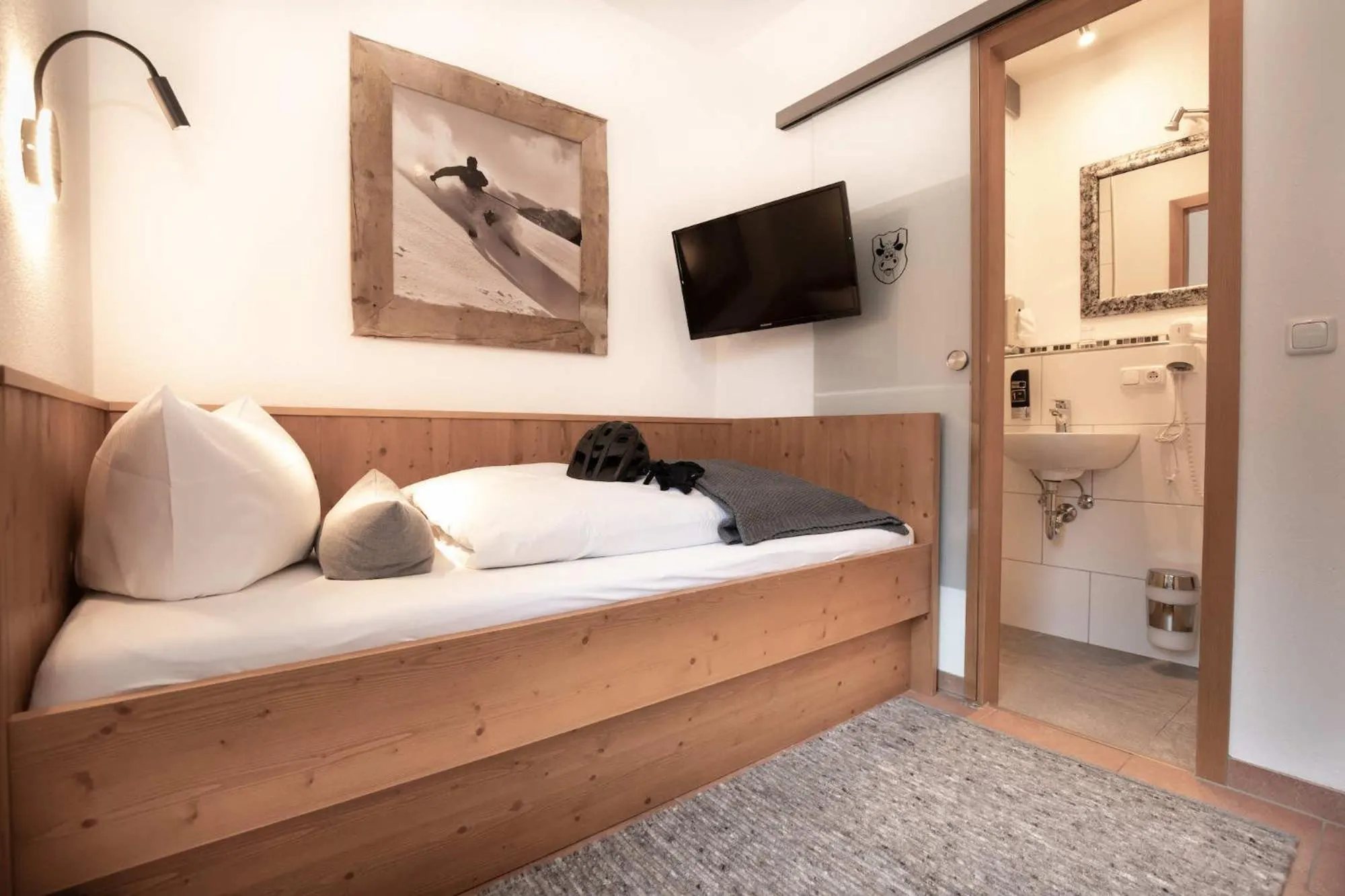 Bed in Hotel-Gasthof Der Wiesengrund