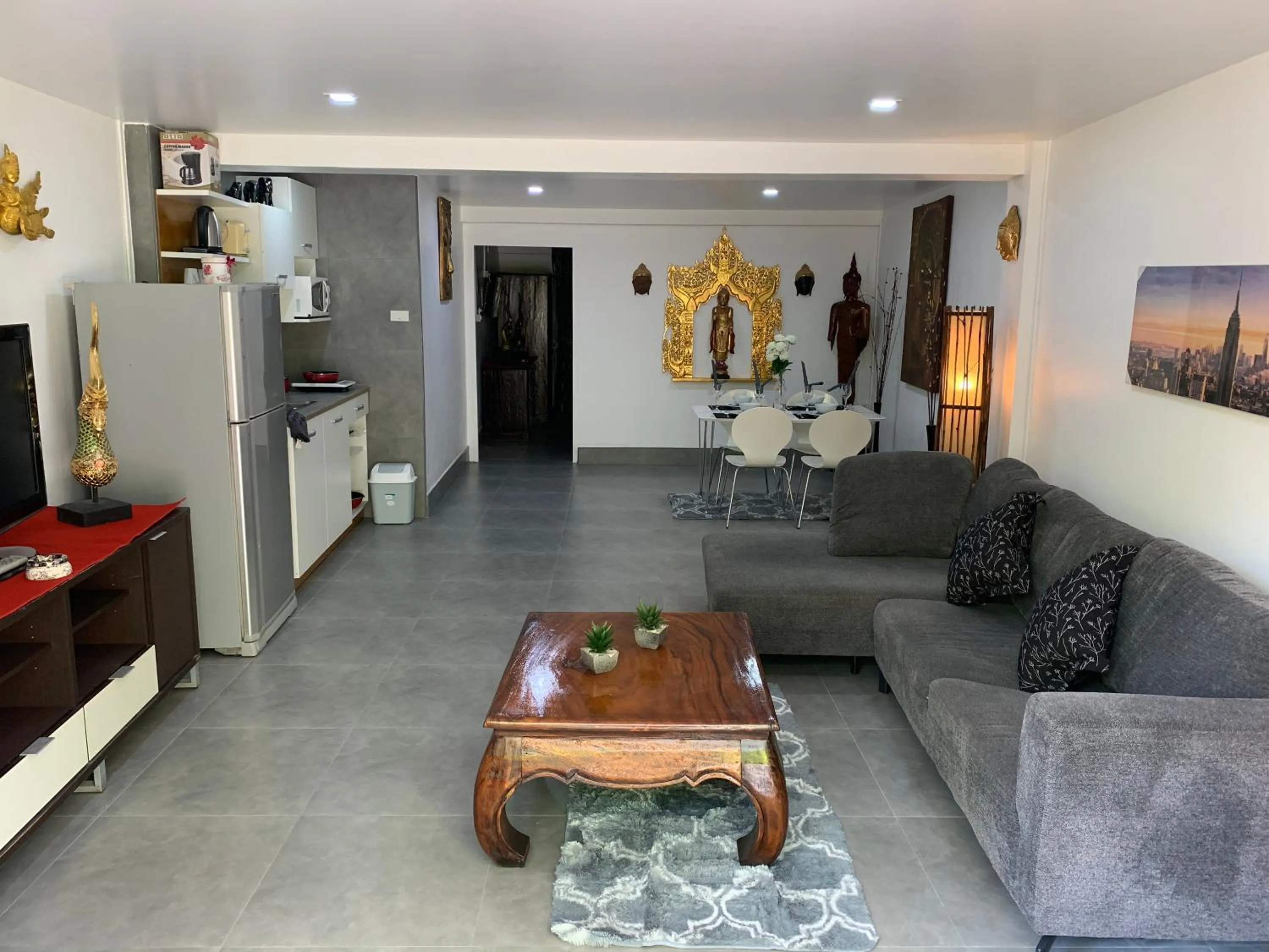 Living room in Fong Kaew and Baan Nang Fa Guesthouse