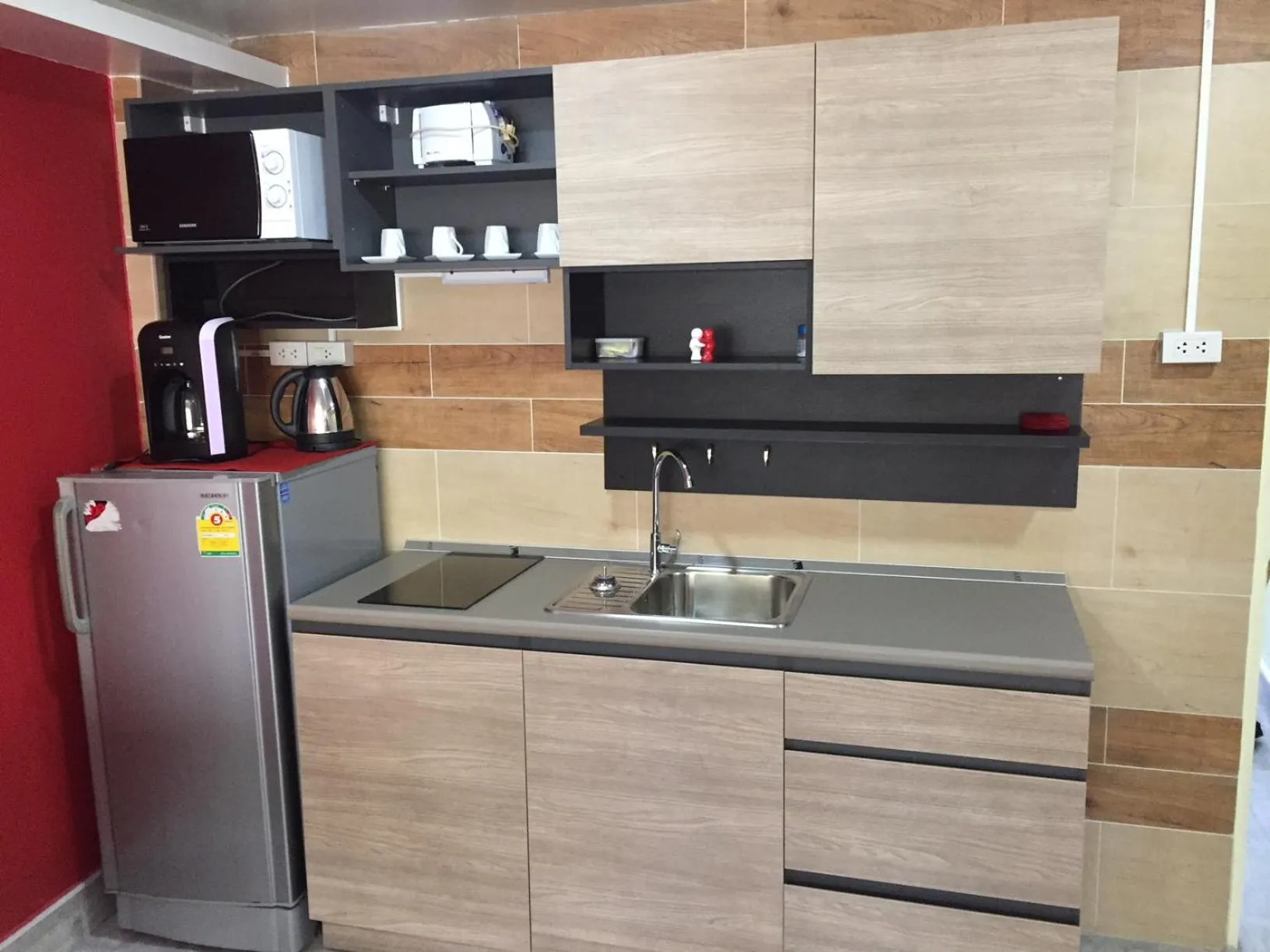 Kitchen or kitchenette in Fong Kaew and Baan Nang Fa Guesthouse